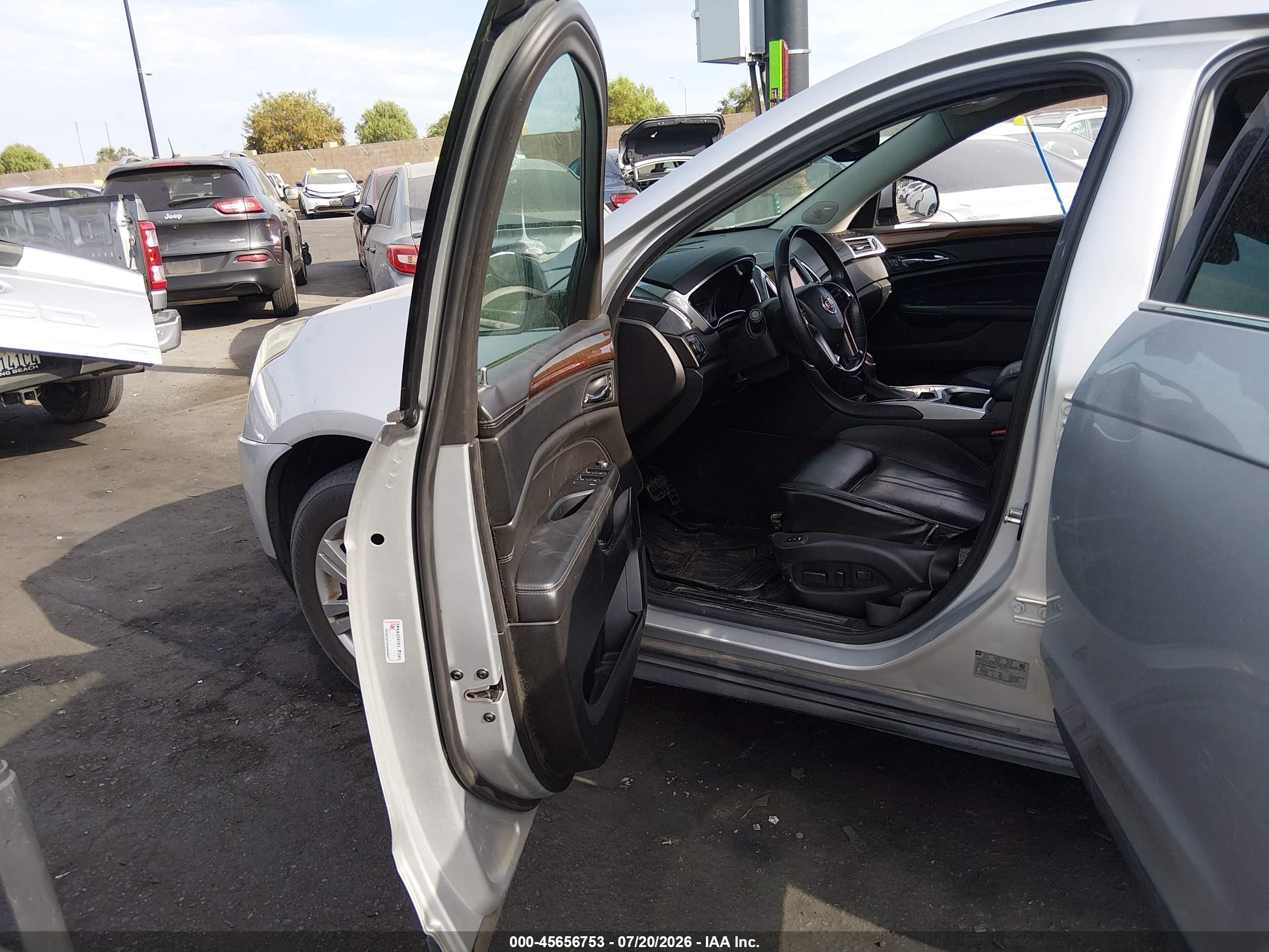 2014 Cadillac Srx Premium Collection Silver vin: 3GYFNDE32ES525982