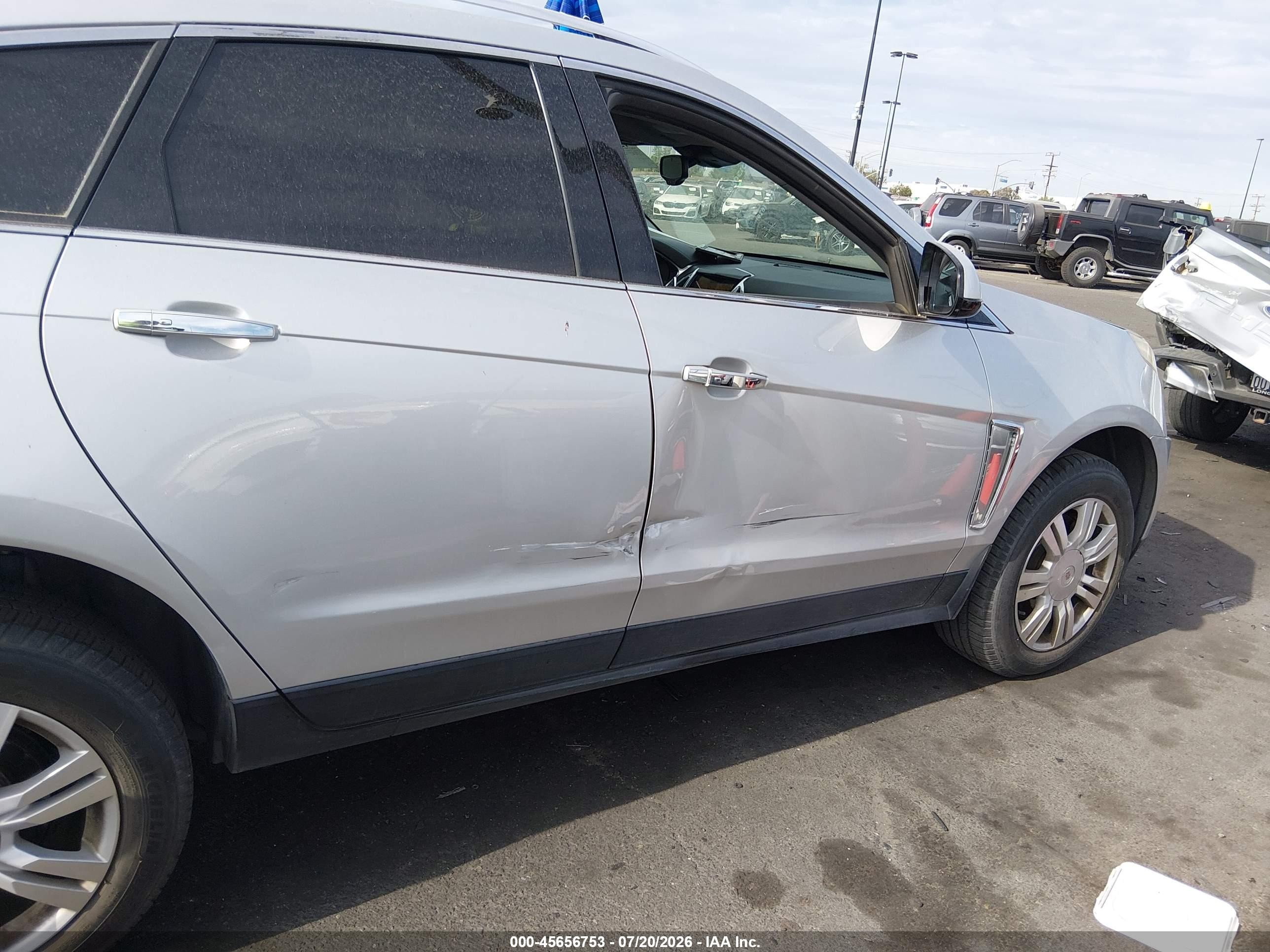 2014 Cadillac Srx Premium Collection Silver vin: 3GYFNDE32ES525982
