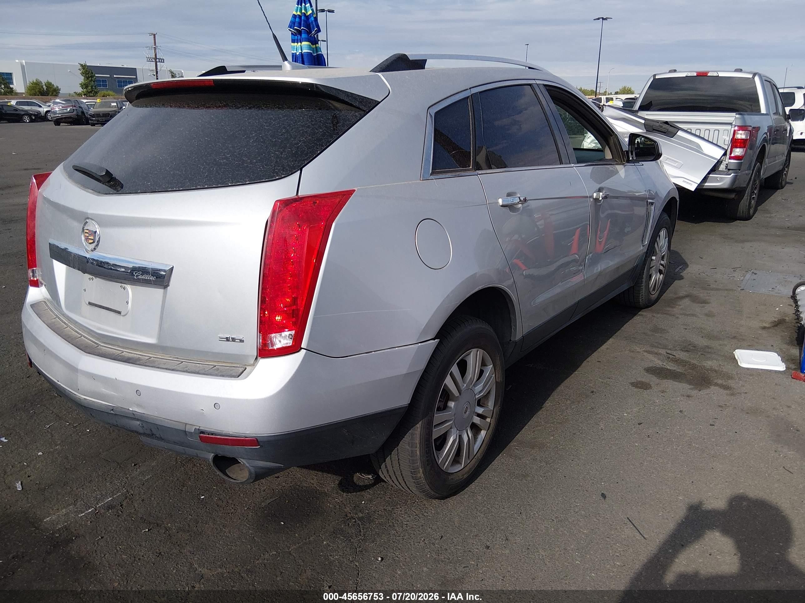 2014 Cadillac Srx Premium Collection Silver vin: 3GYFNDE32ES525982