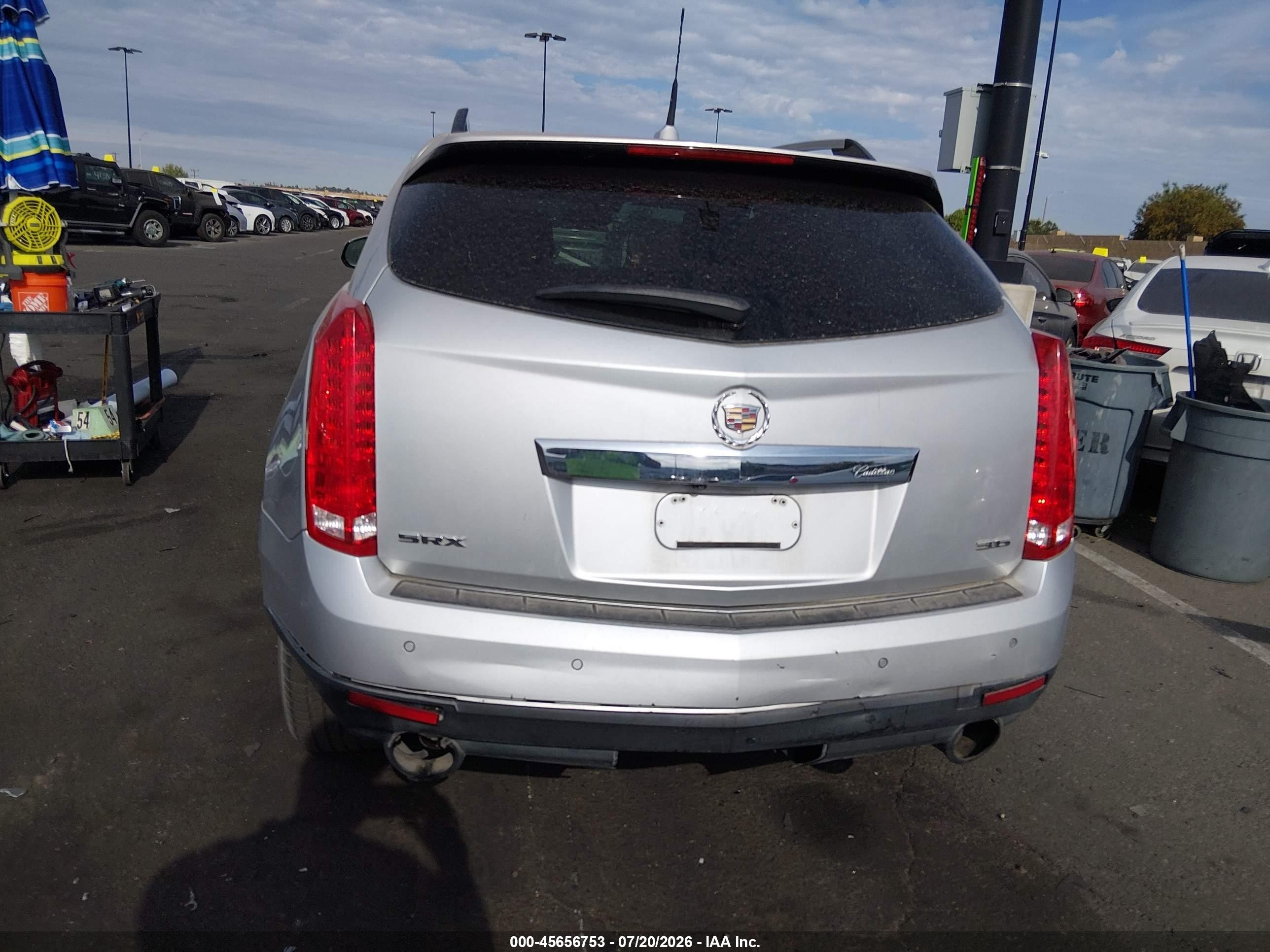 2014 Cadillac Srx Premium Collection Silver vin: 3GYFNDE32ES525982