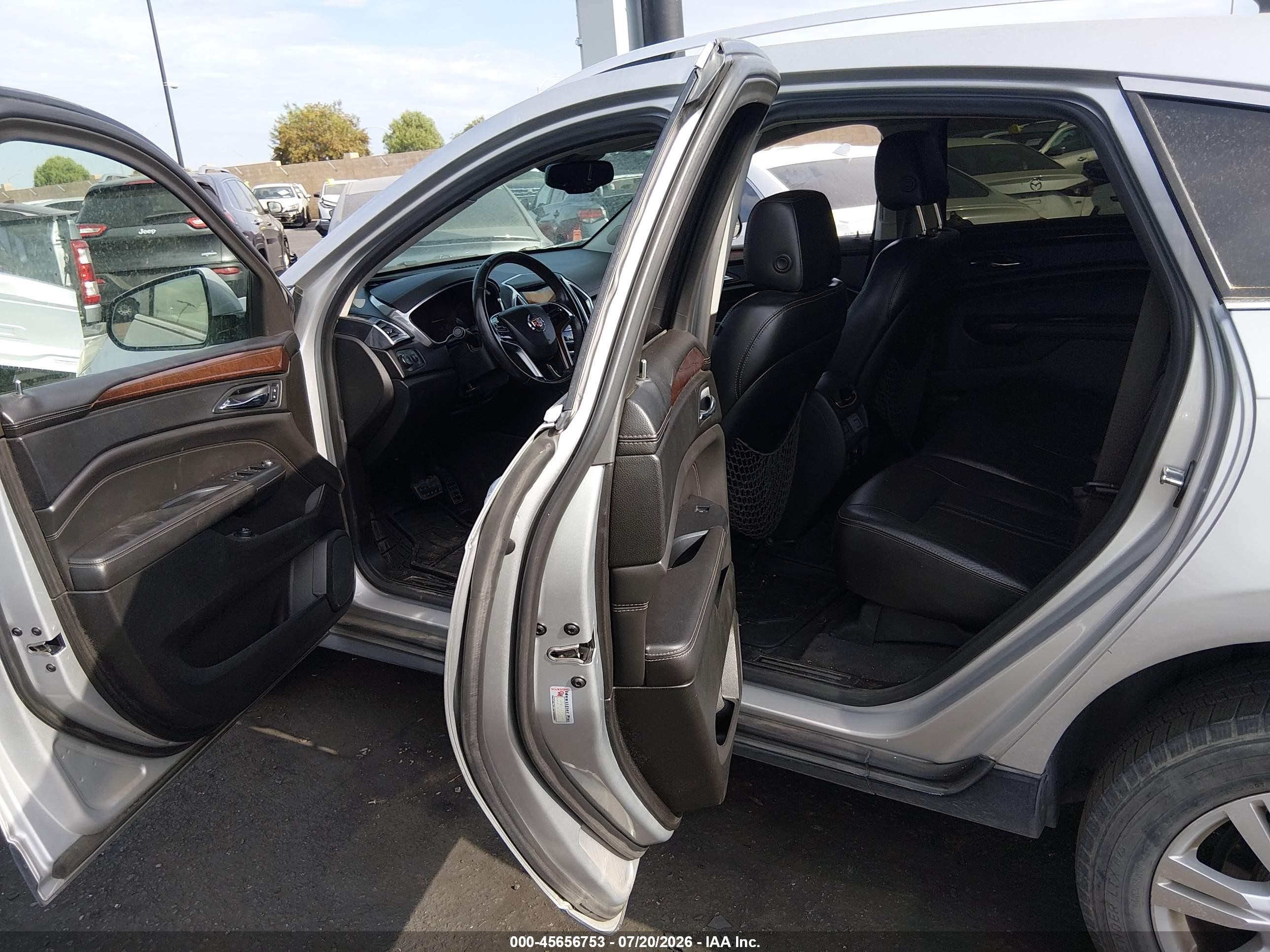 2014 Cadillac Srx Premium Collection Silver vin: 3GYFNDE32ES525982