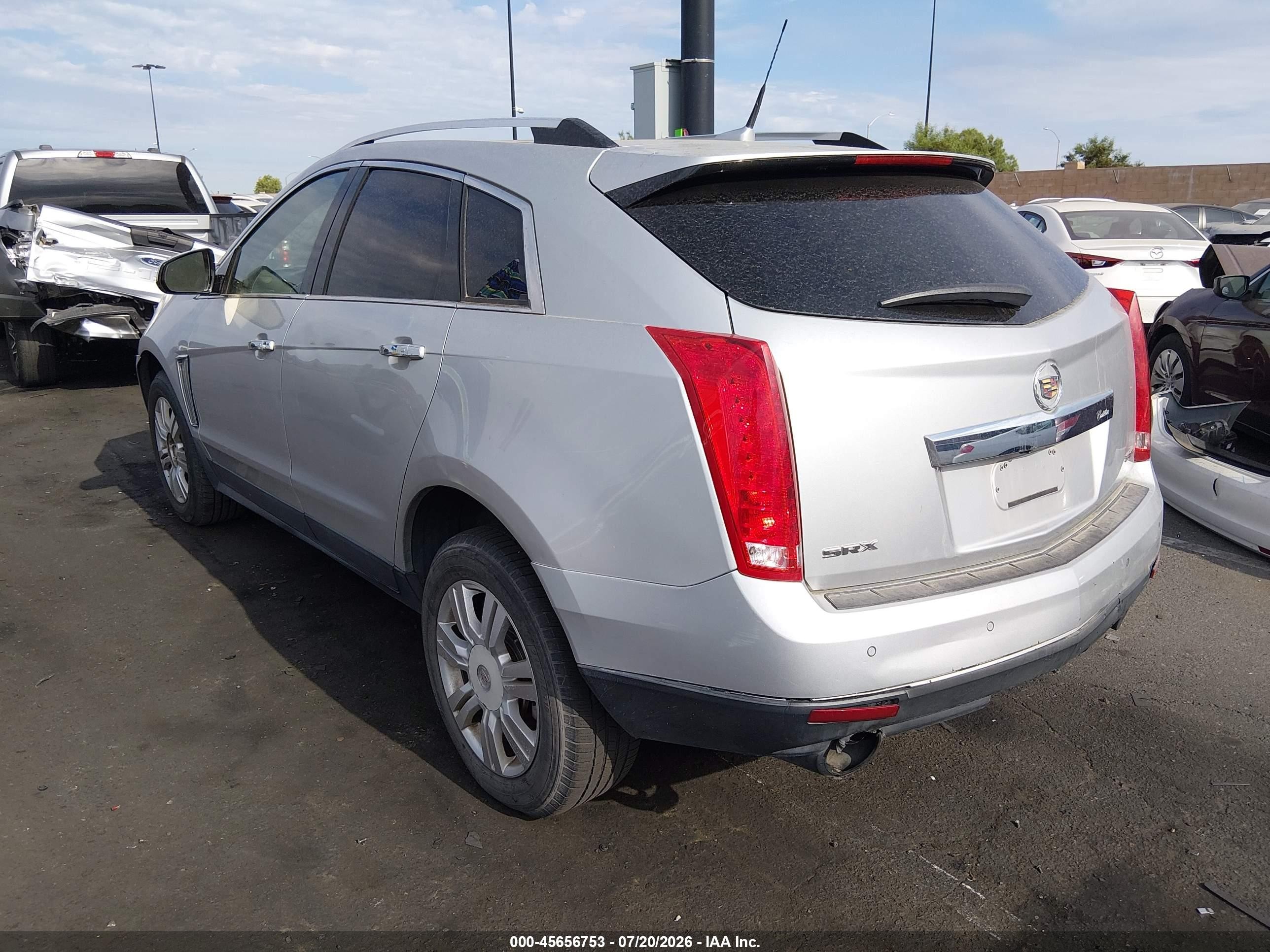 2014 Cadillac Srx Premium Collection Silver vin: 3GYFNDE32ES525982