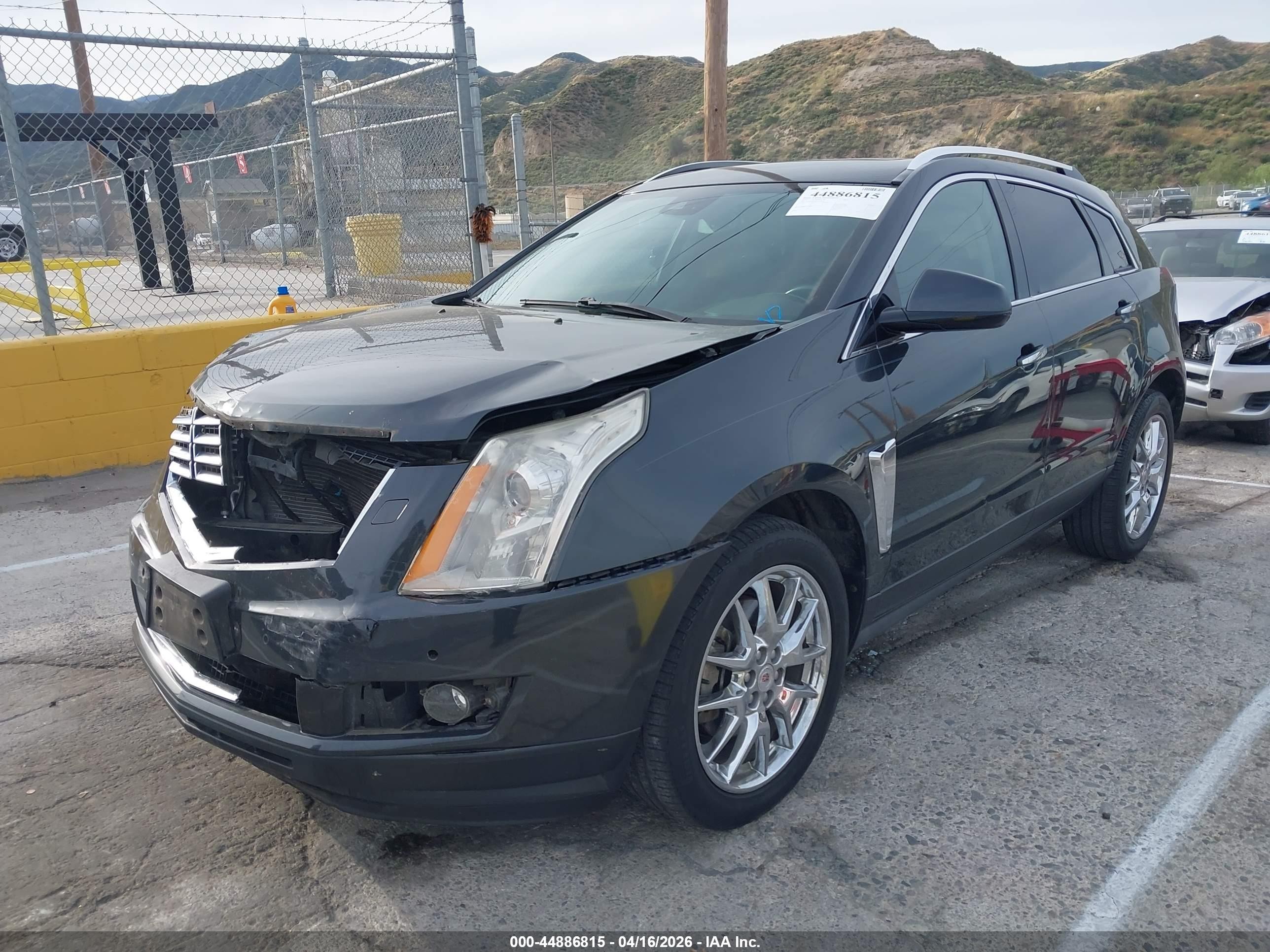 2014 Cadillac Srx Premium Collection Gray vin: 3GYFNDE32ES568024