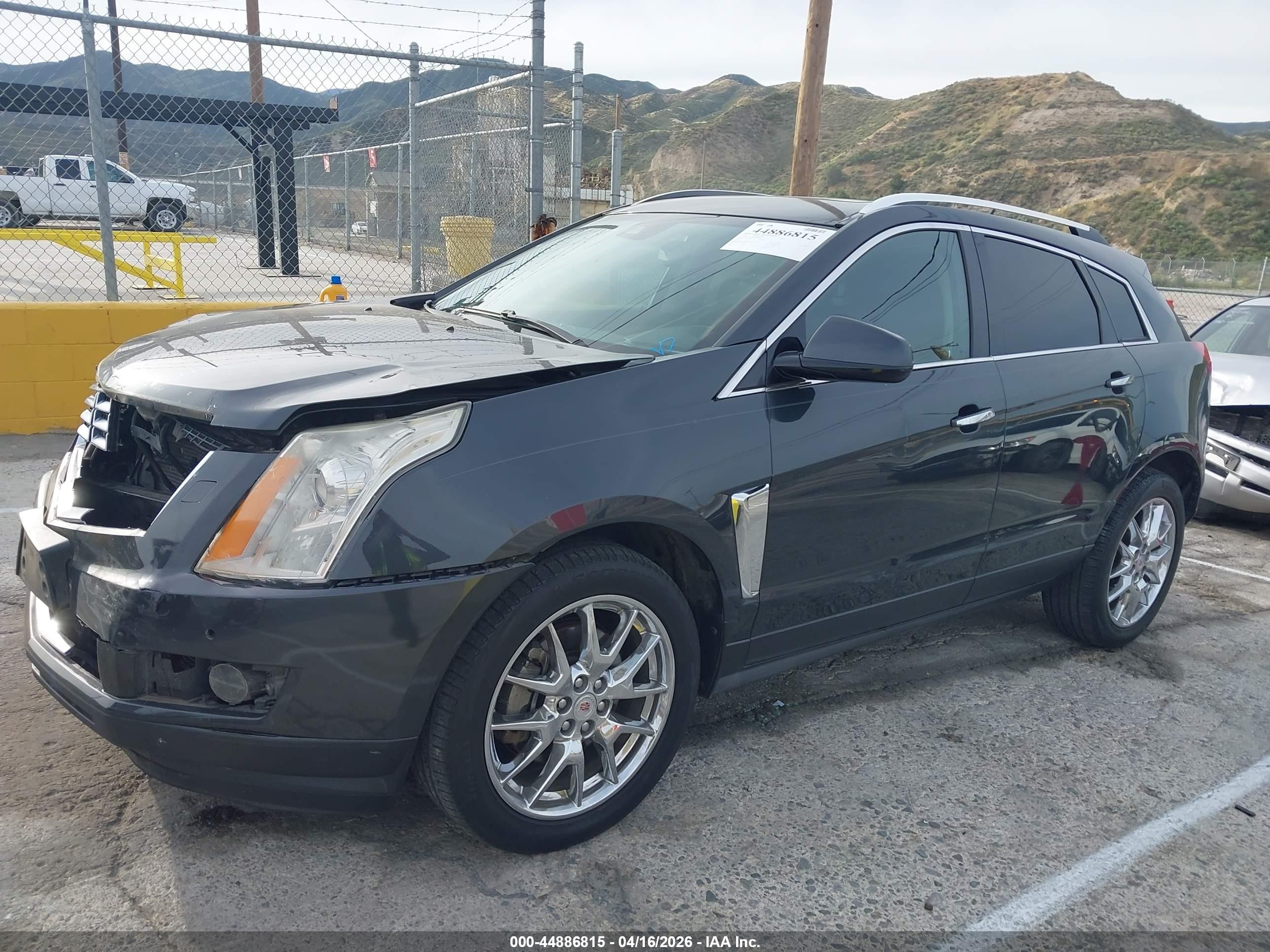 2014 Cadillac Srx Premium Collection Gray vin: 3GYFNDE32ES568024