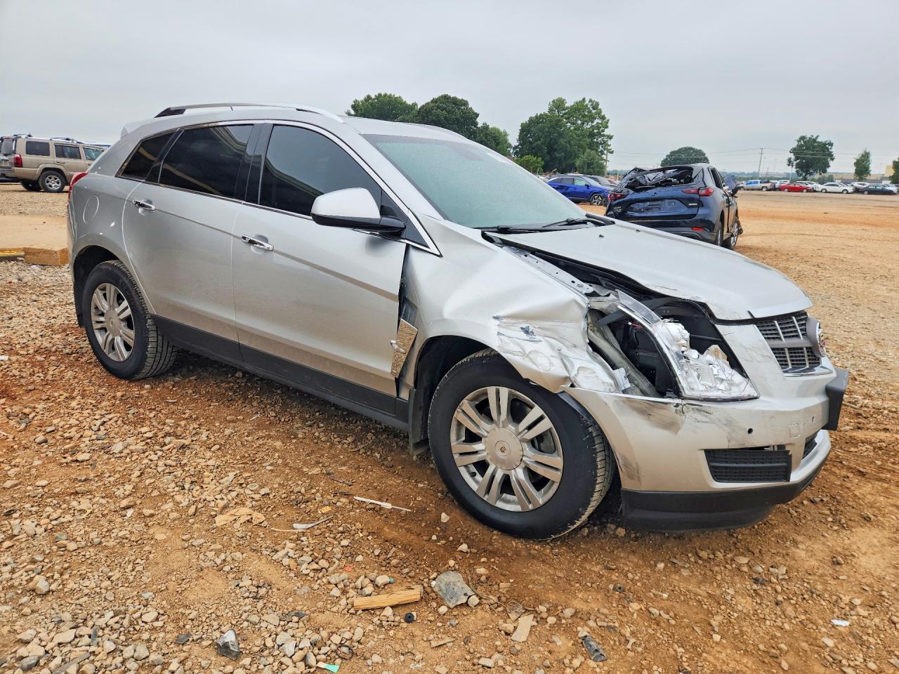 2012 Cadillac Srx Luxury Collection Silver vin: 3GYFNDE33CS566506