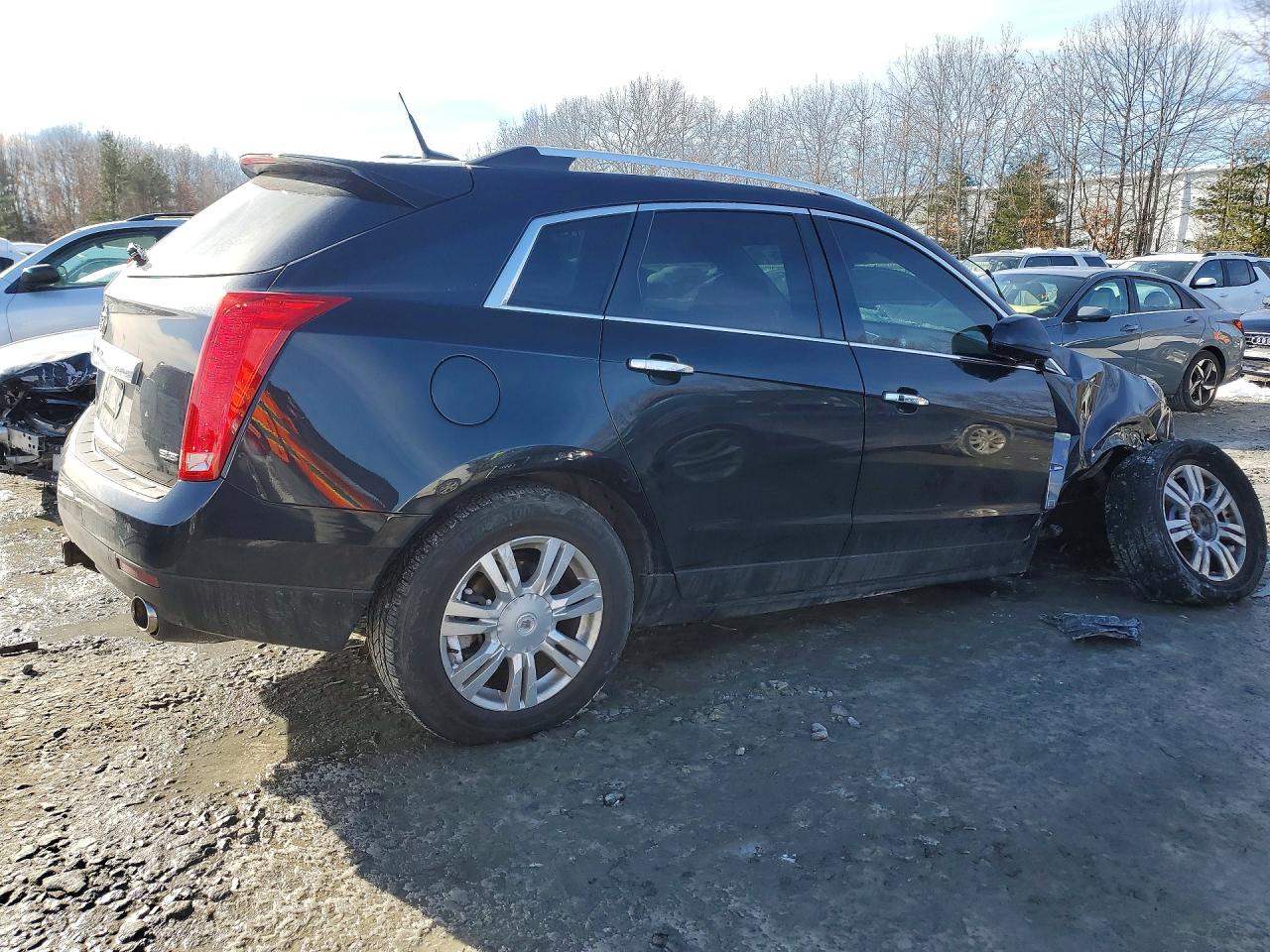 2012 Cadillac Srx Black vin: 3GYFNDE33CS638644