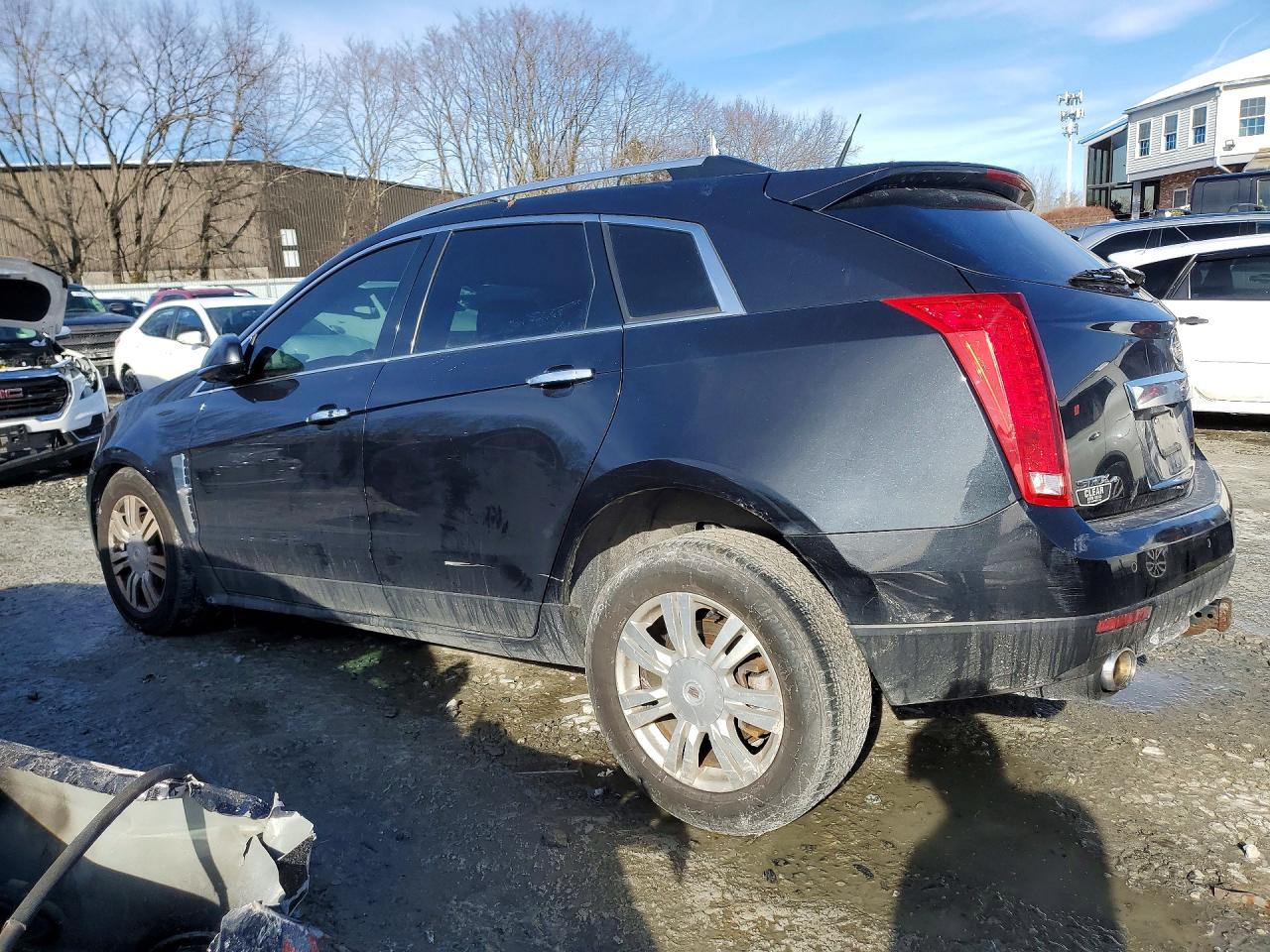 2012 Cadillac Srx Black vin: 3GYFNDE33CS638644