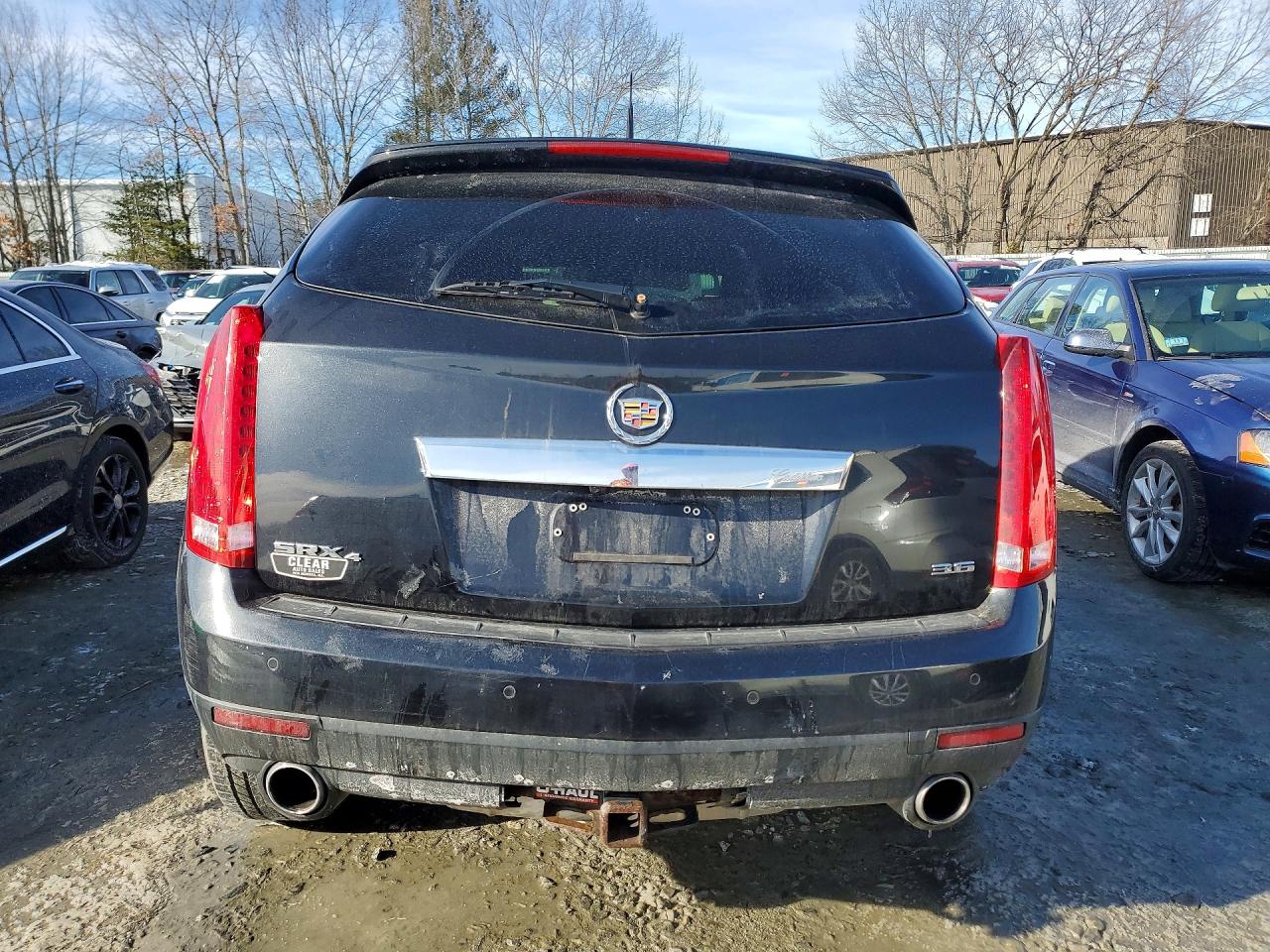 2012 Cadillac Srx Black vin: 3GYFNDE33CS638644