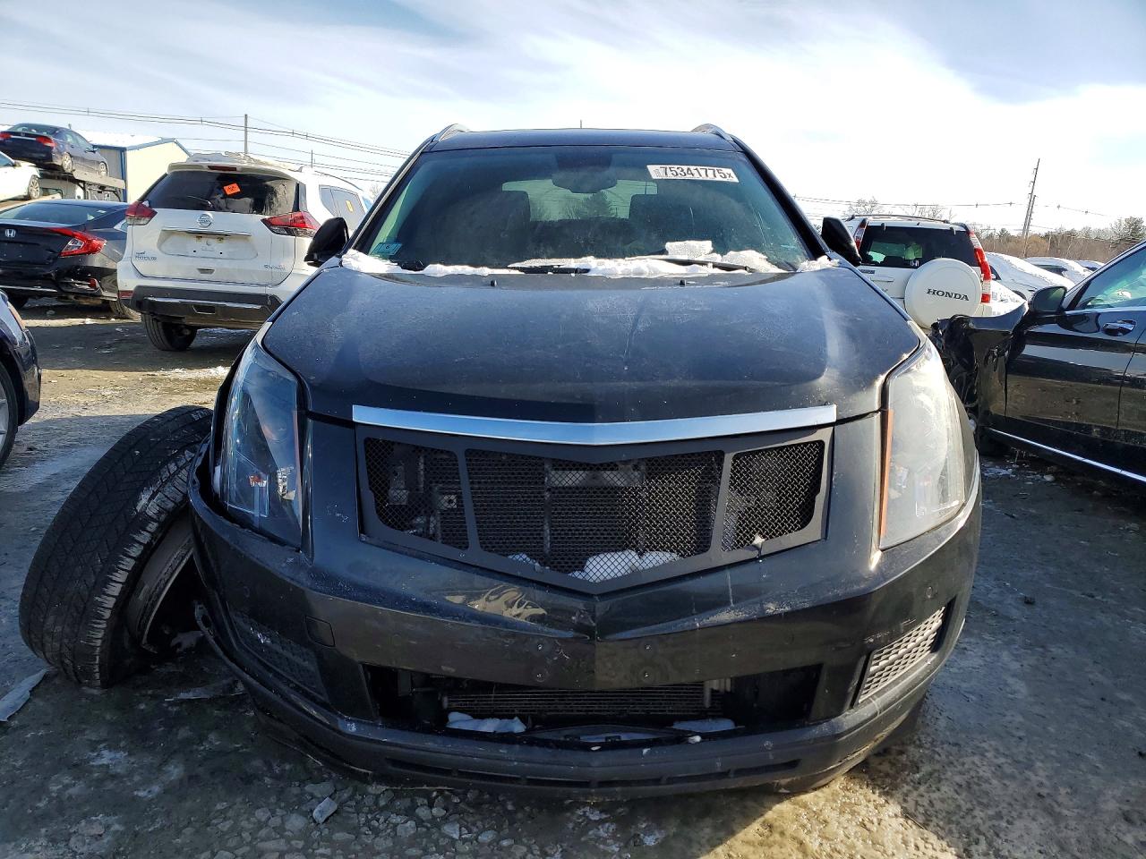 2012 Cadillac Srx Black vin: 3GYFNDE33CS638644