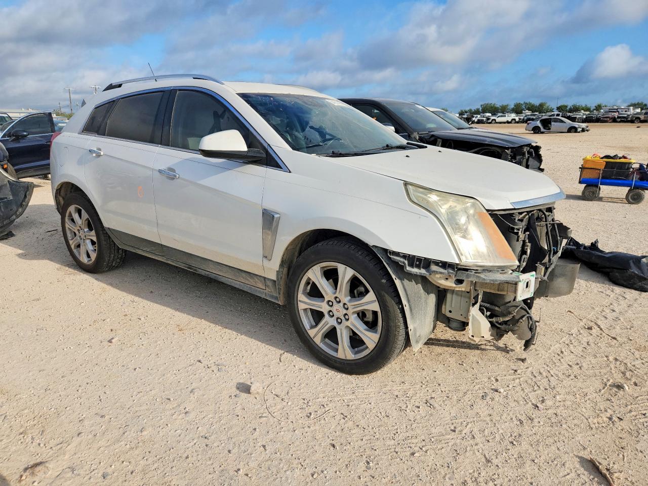 2013 Cadillac Srx Performance Collection White vin: 3GYFNDE33DS655753