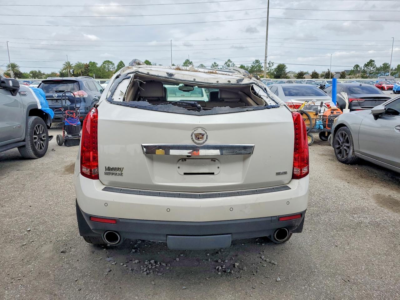 2014 Cadillac Srx Premium Collection Белый vin: 3GYFNDE33ES526235