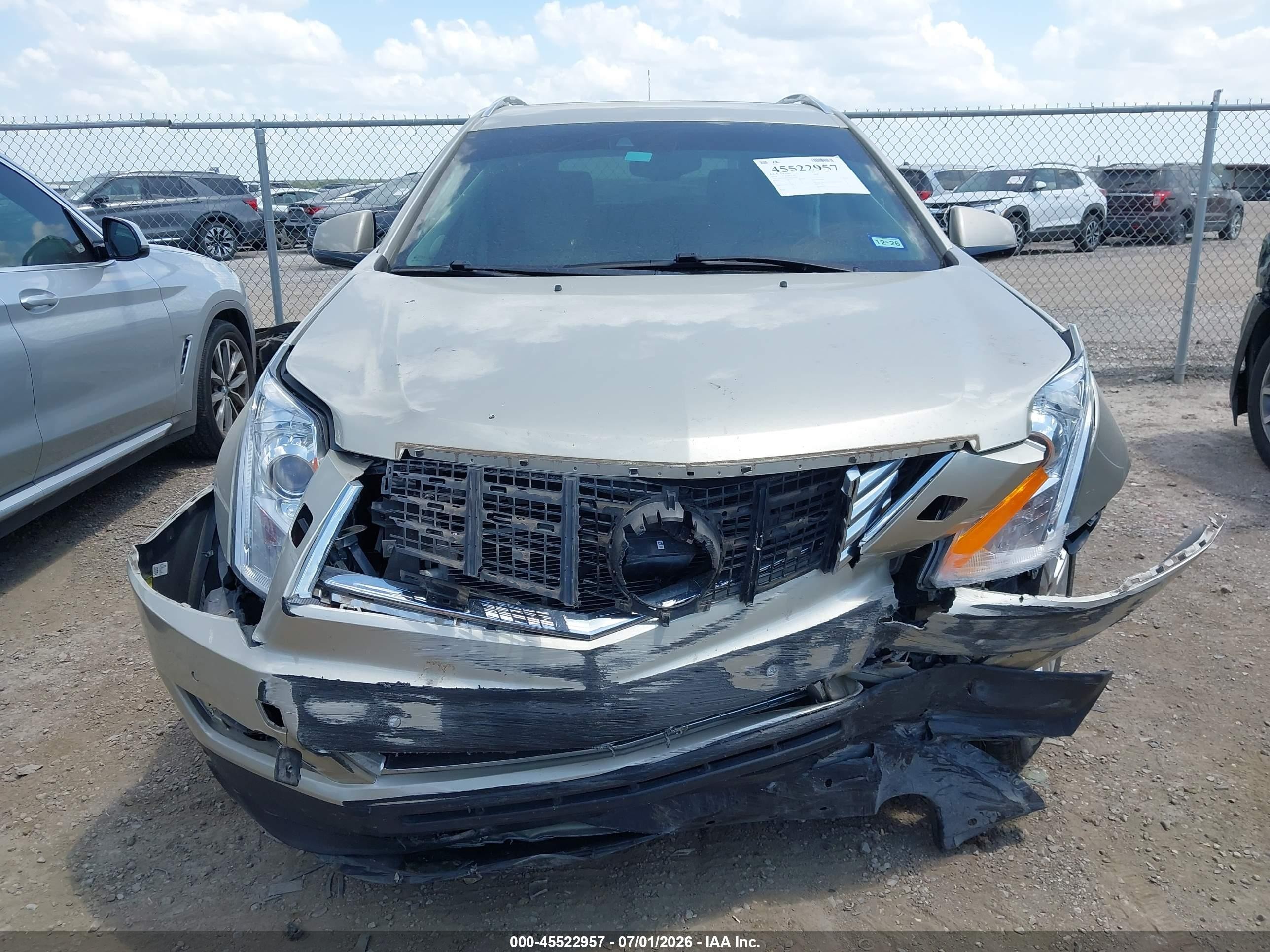 2014 Cadillac Srx Premium Collection Gold vin: 3GYFNDE33ES561728