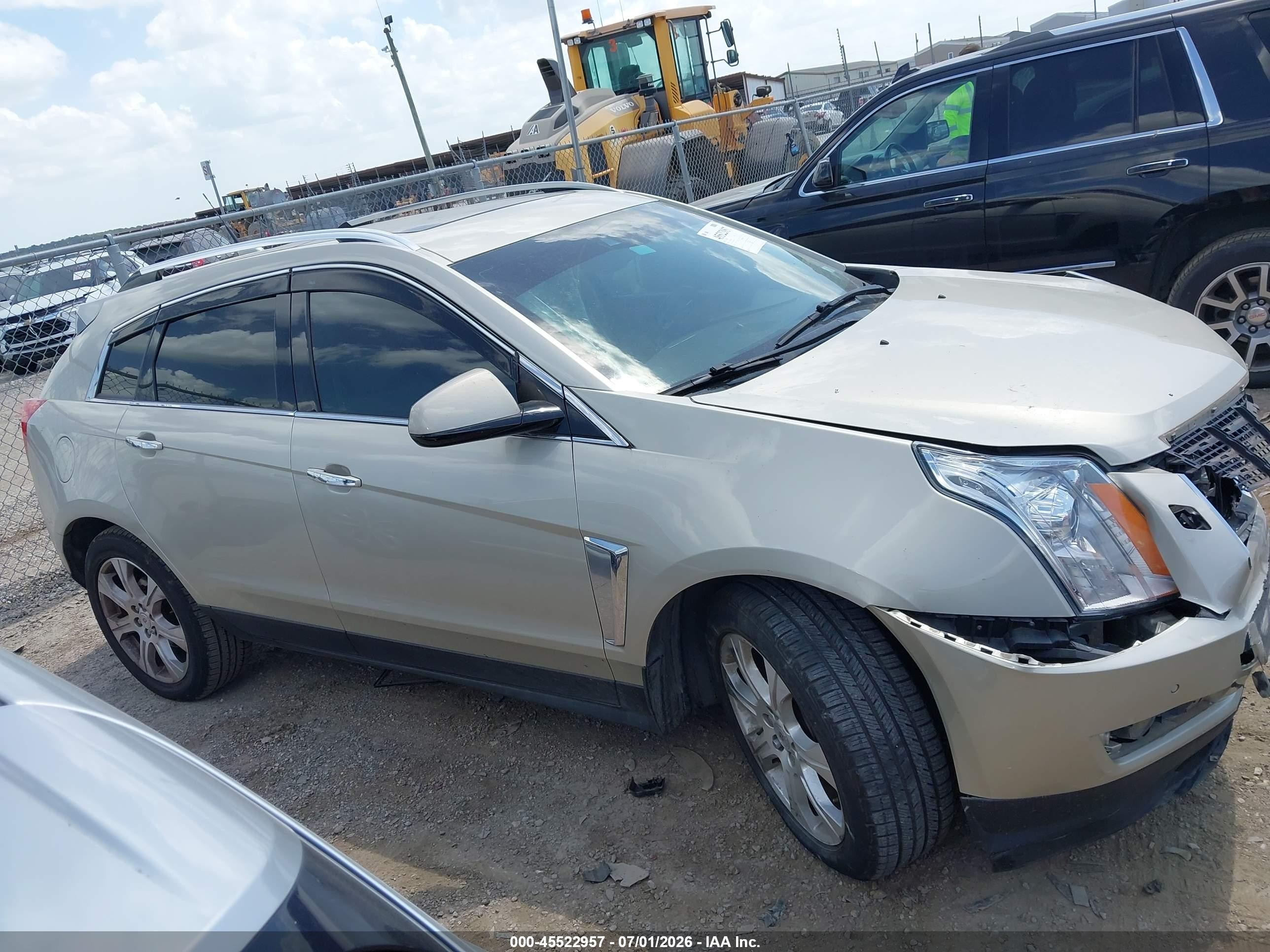 2014 Cadillac Srx Premium Collection Gold vin: 3GYFNDE33ES561728