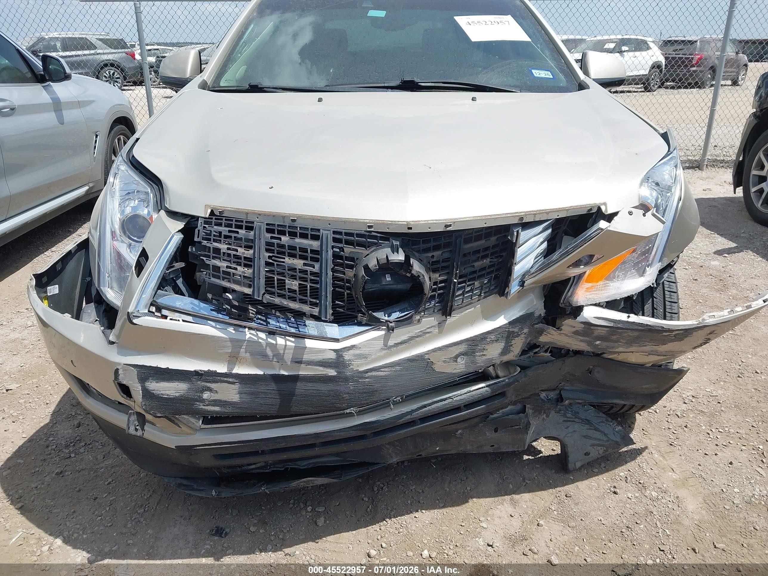 2014 Cadillac Srx Premium Collection Gold vin: 3GYFNDE33ES561728