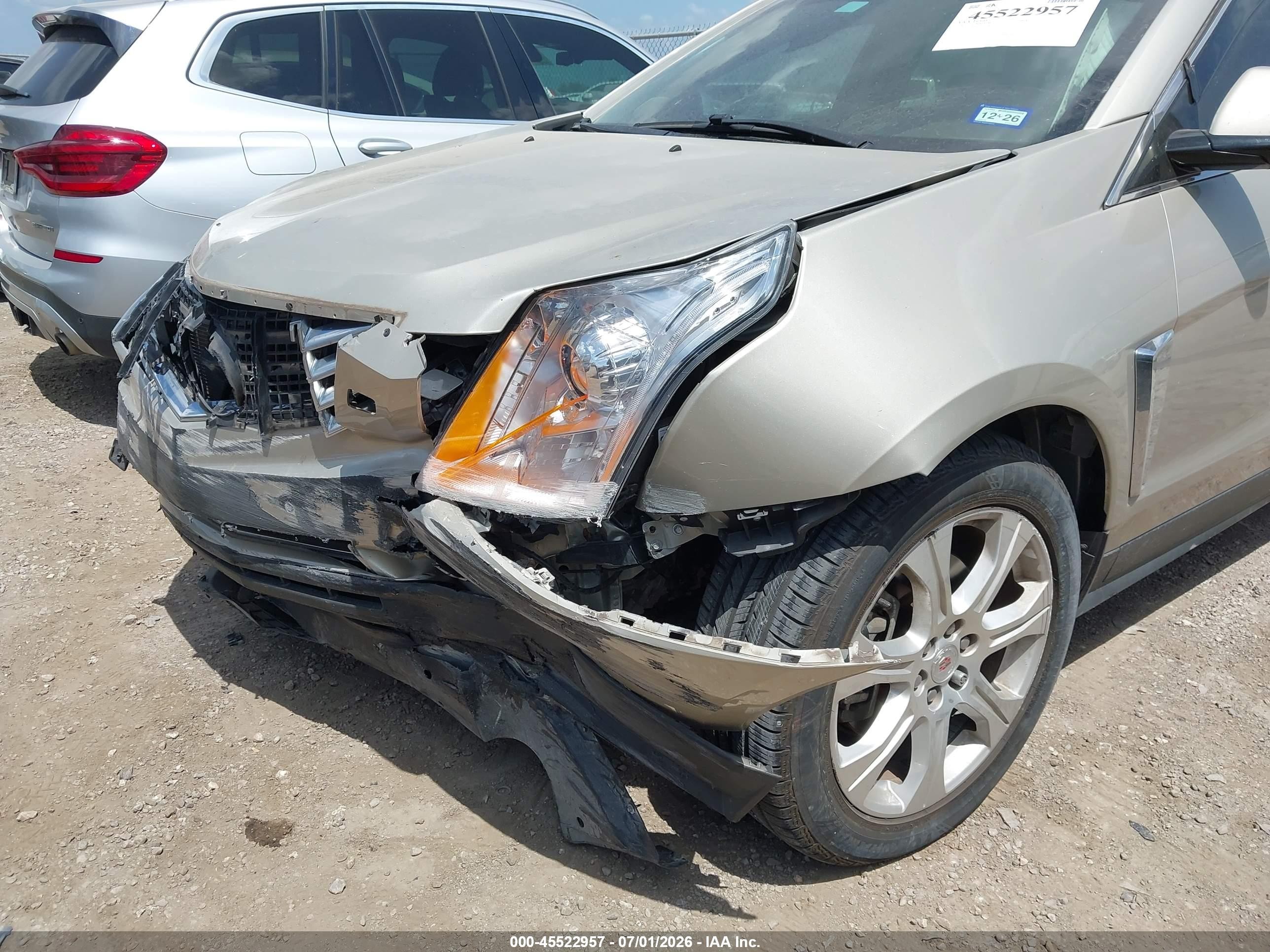 2014 Cadillac Srx Premium Collection Gold vin: 3GYFNDE33ES561728
