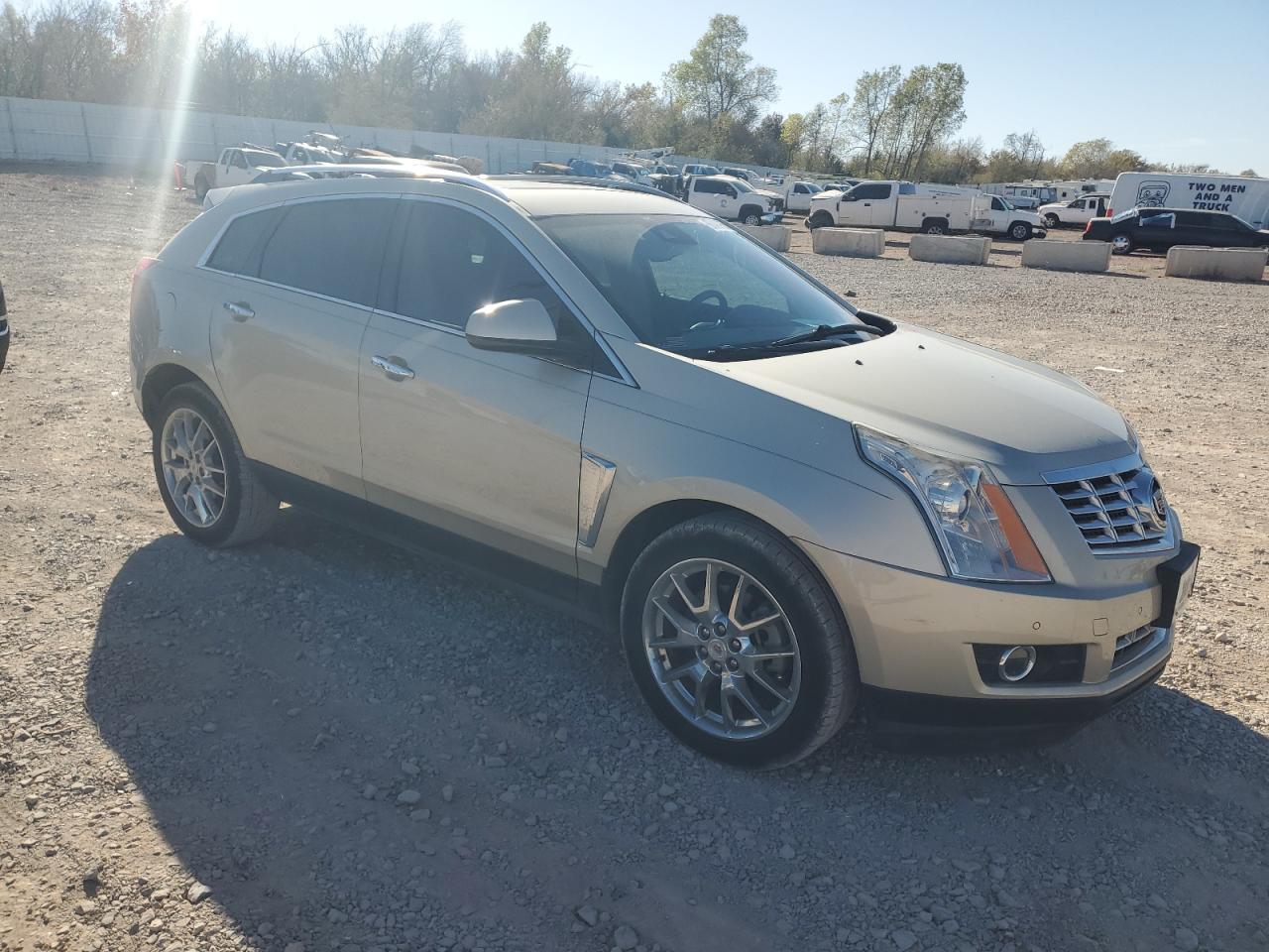 2015 Cadillac Srx Premium Collection Tan vin: 3GYFNDE33FS517309