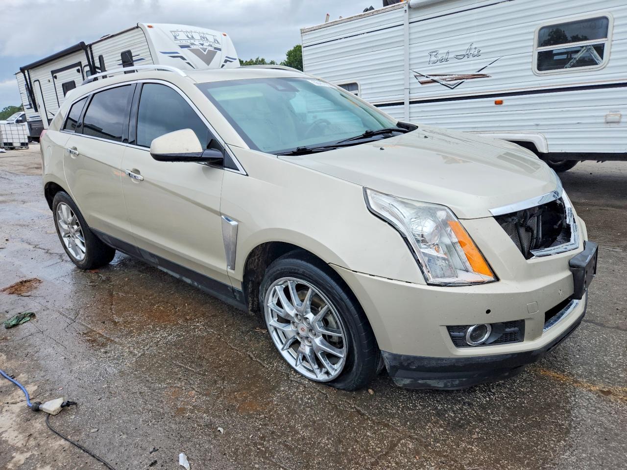 2015 Cadillac Srx Premium Collection Beige vin: 3GYFNDE33FS517309