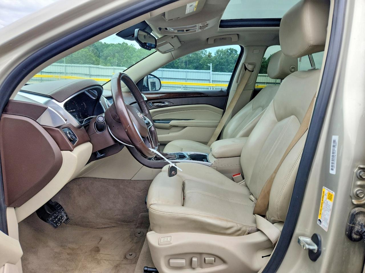 2015 Cadillac Srx Premium Collection Beige vin: 3GYFNDE33FS517309
