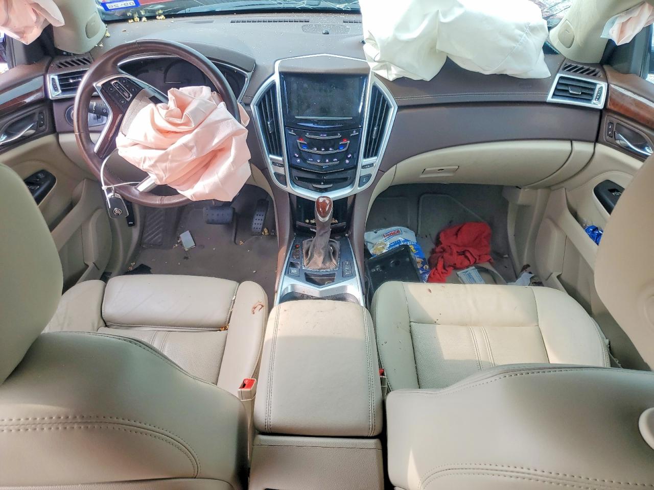 2015 Cadillac Srx Premium Collection Red vin: 3GYFNDE33FS547264