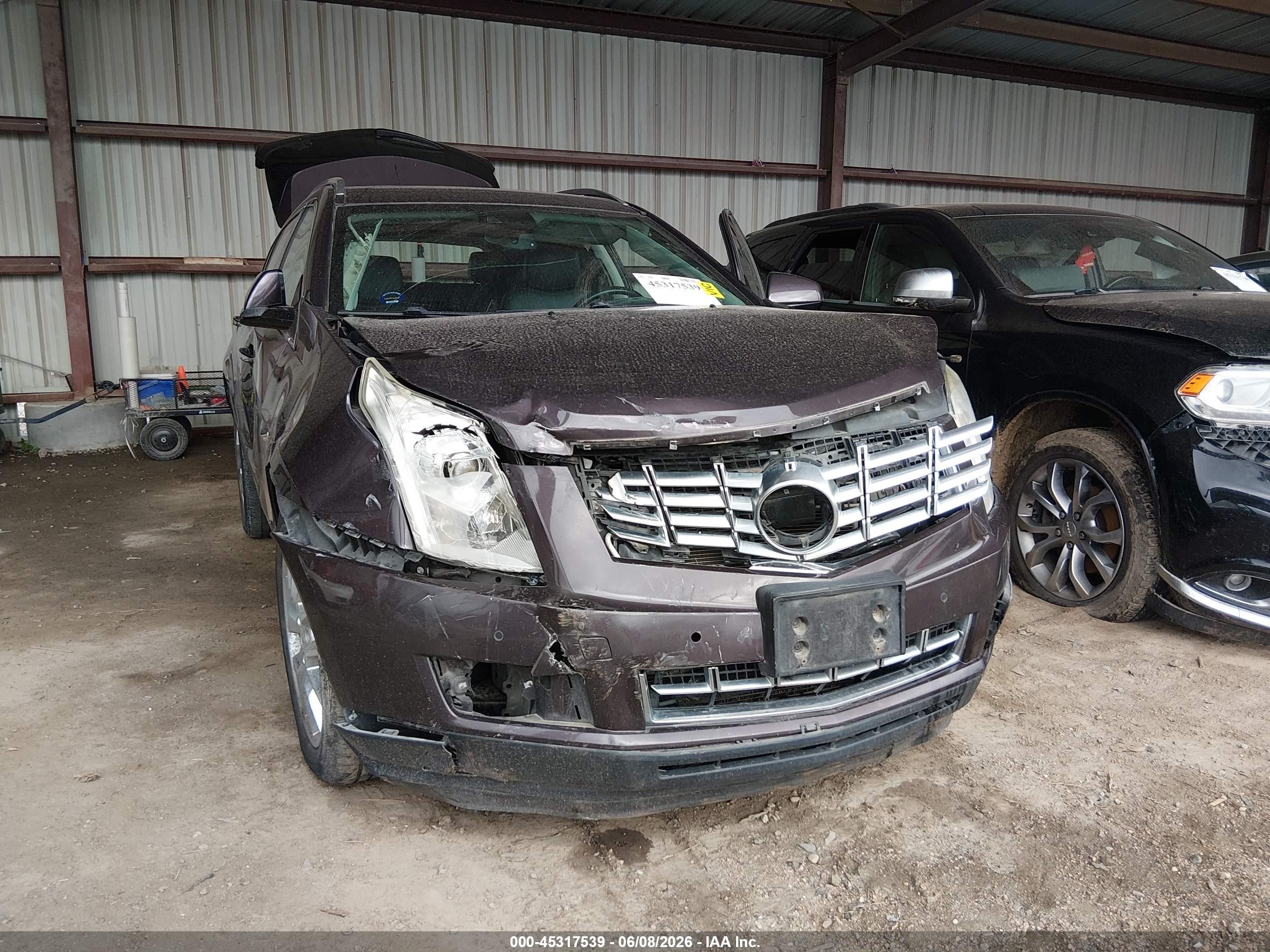 2015 Cadillac Srx Premium Collection Серый vin: 3GYFNDE33FS612789
