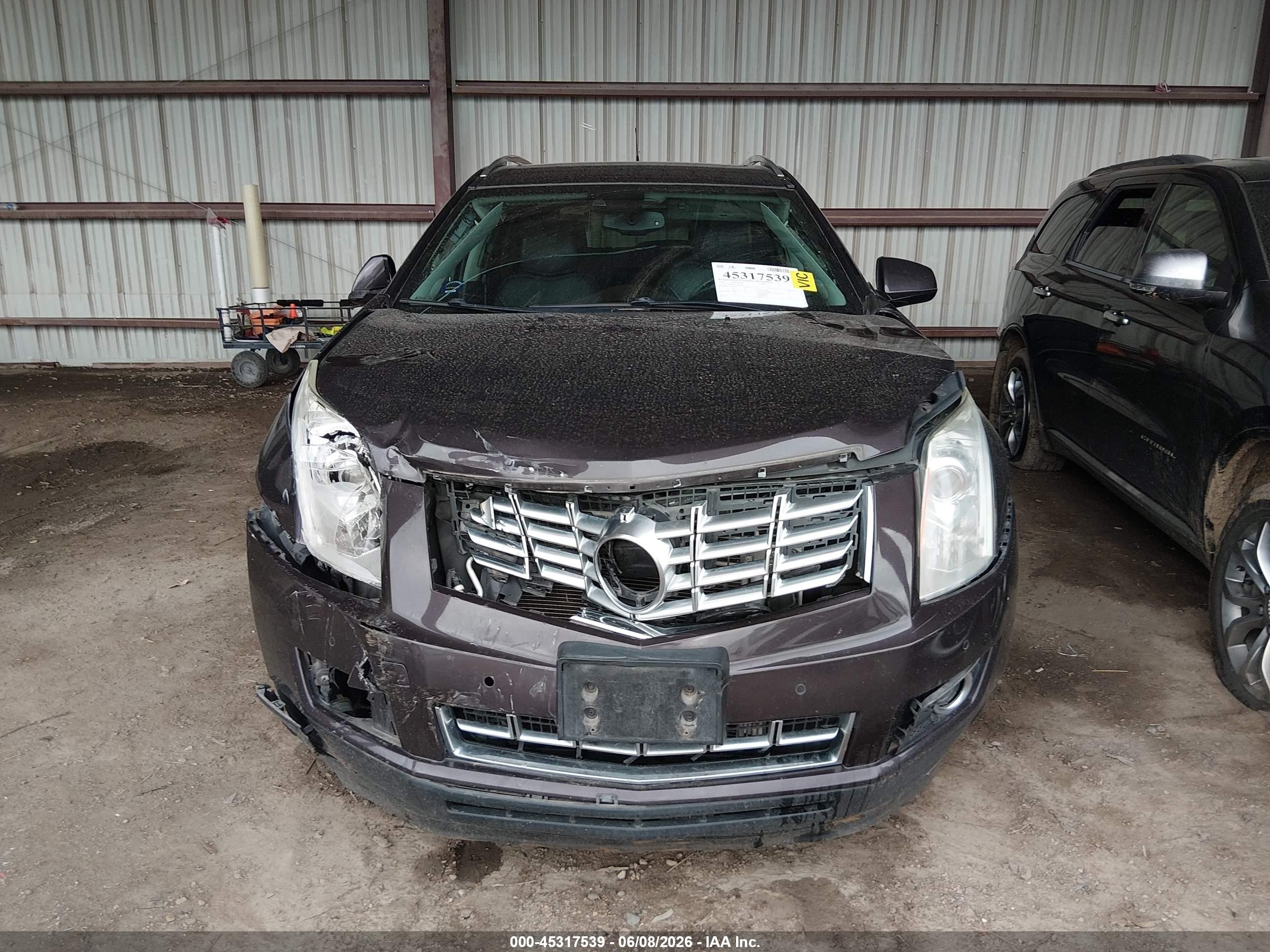 2015 Cadillac Srx Premium Collection Серый vin: 3GYFNDE33FS612789