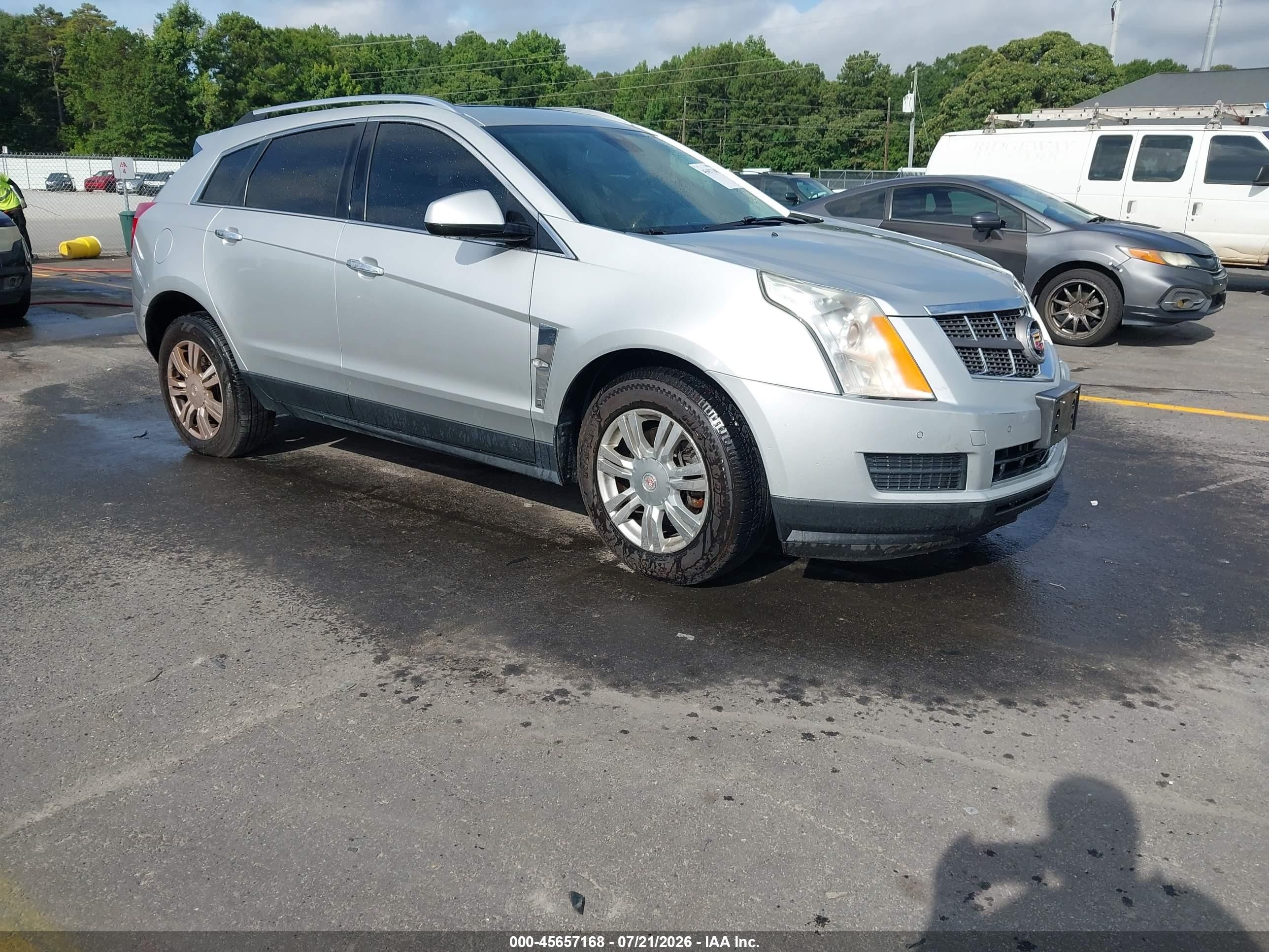 2012 Cadillac Srx Luxury Collection Silver vin: 3GYFNDE34CS625790