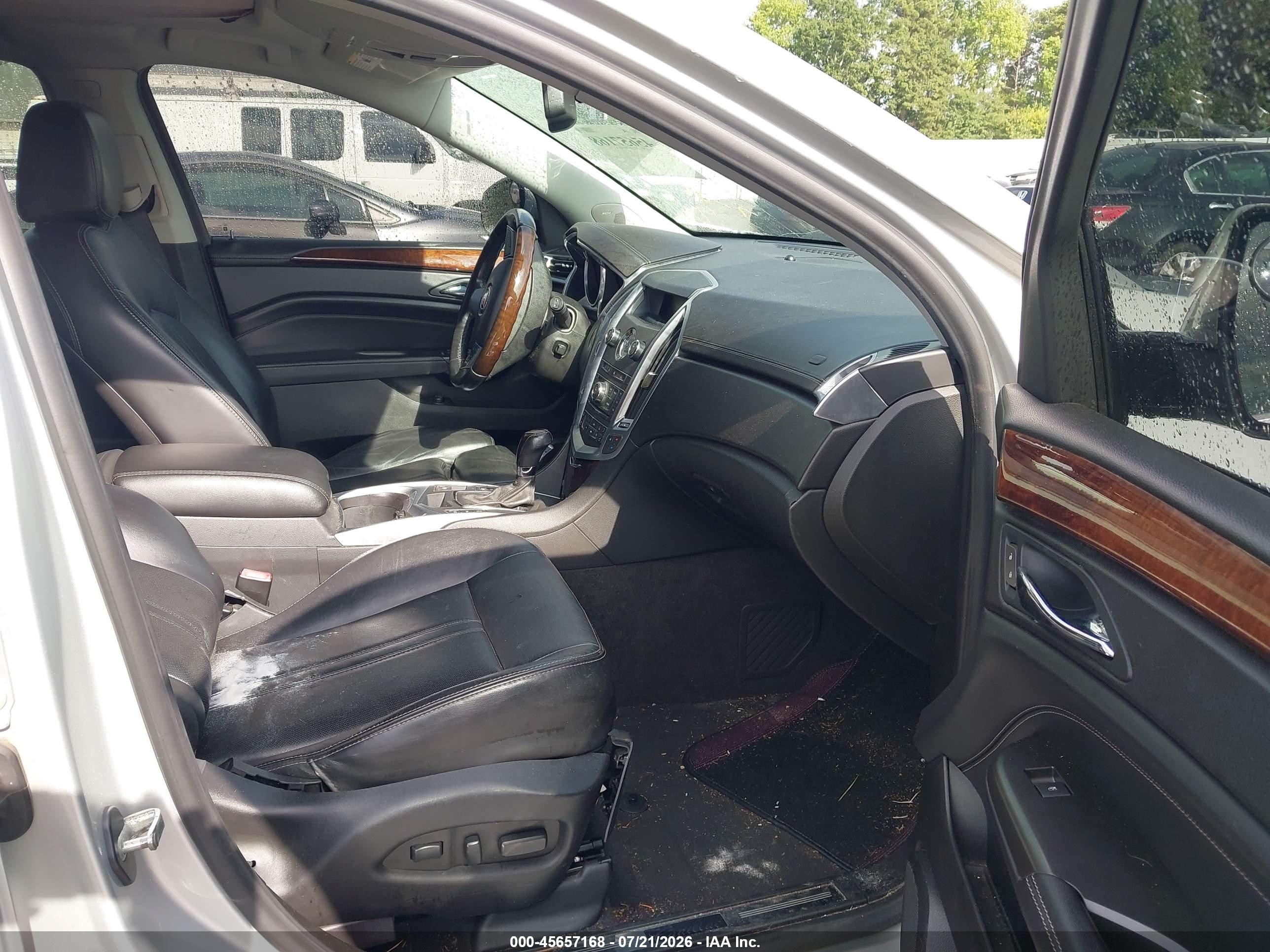2012 Cadillac Srx Luxury Collection Silver vin: 3GYFNDE34CS625790
