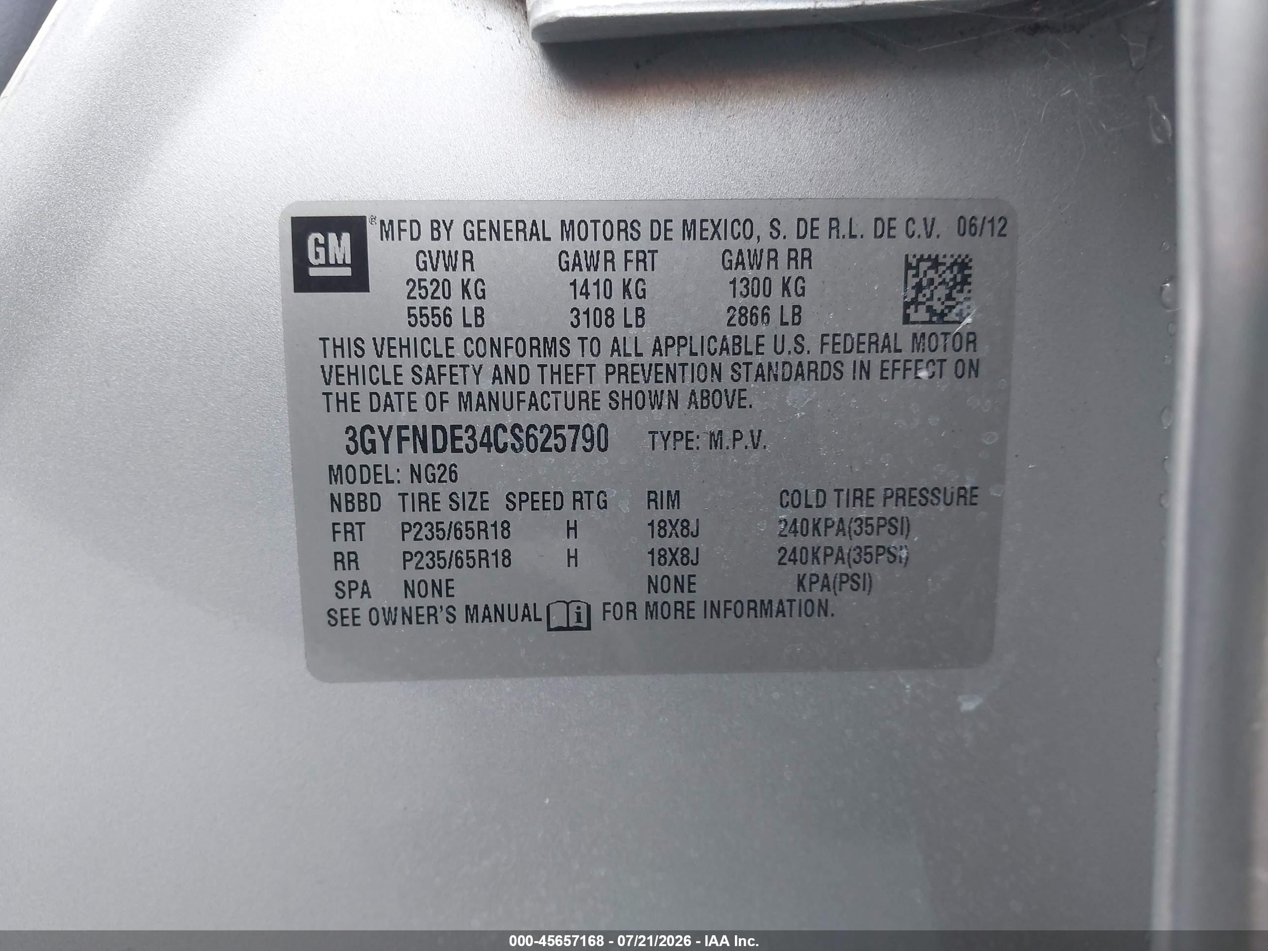 2012 Cadillac Srx Luxury Collection Silver vin: 3GYFNDE34CS625790