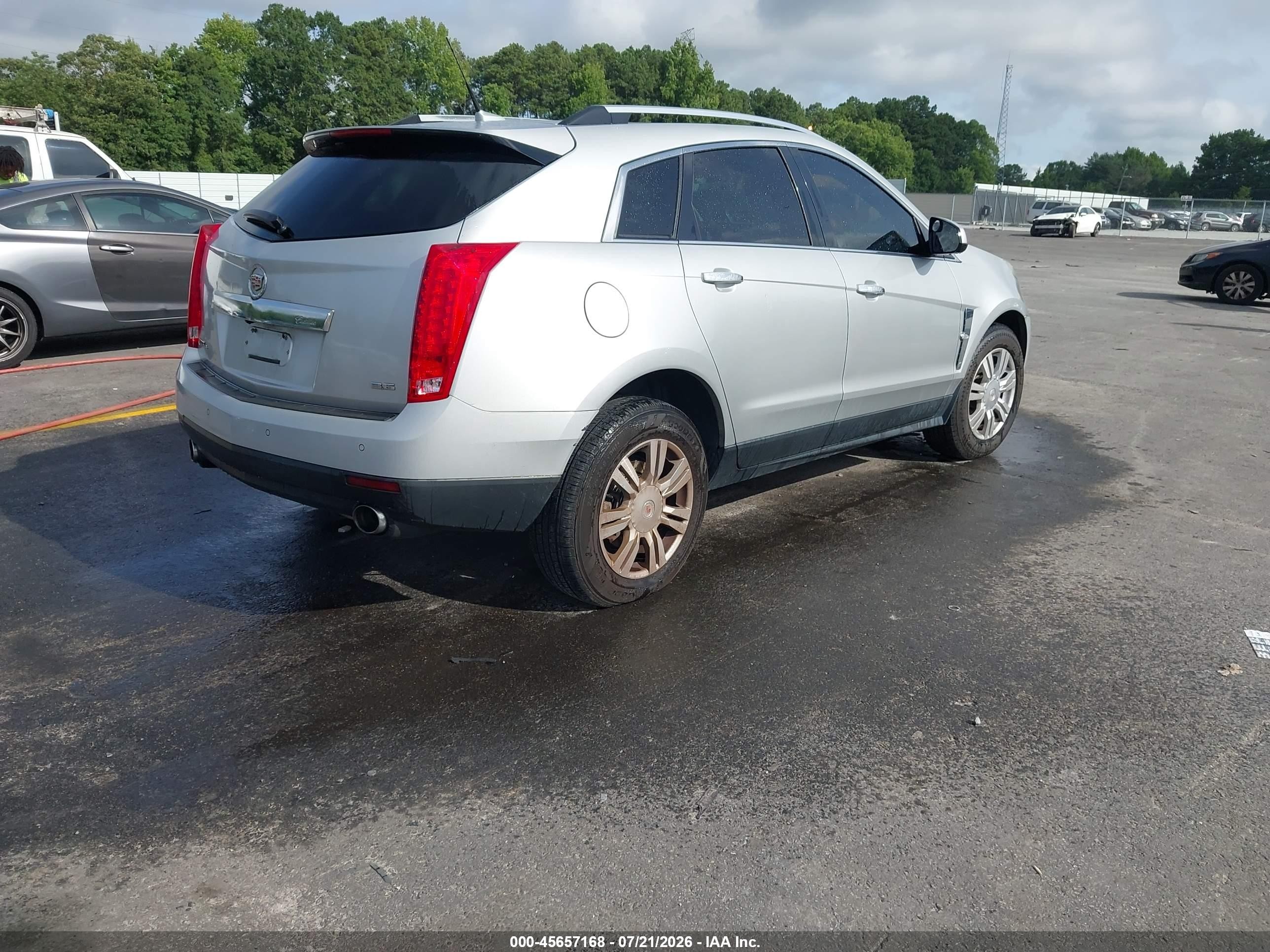 2012 Cadillac Srx Luxury Collection Silver vin: 3GYFNDE34CS625790