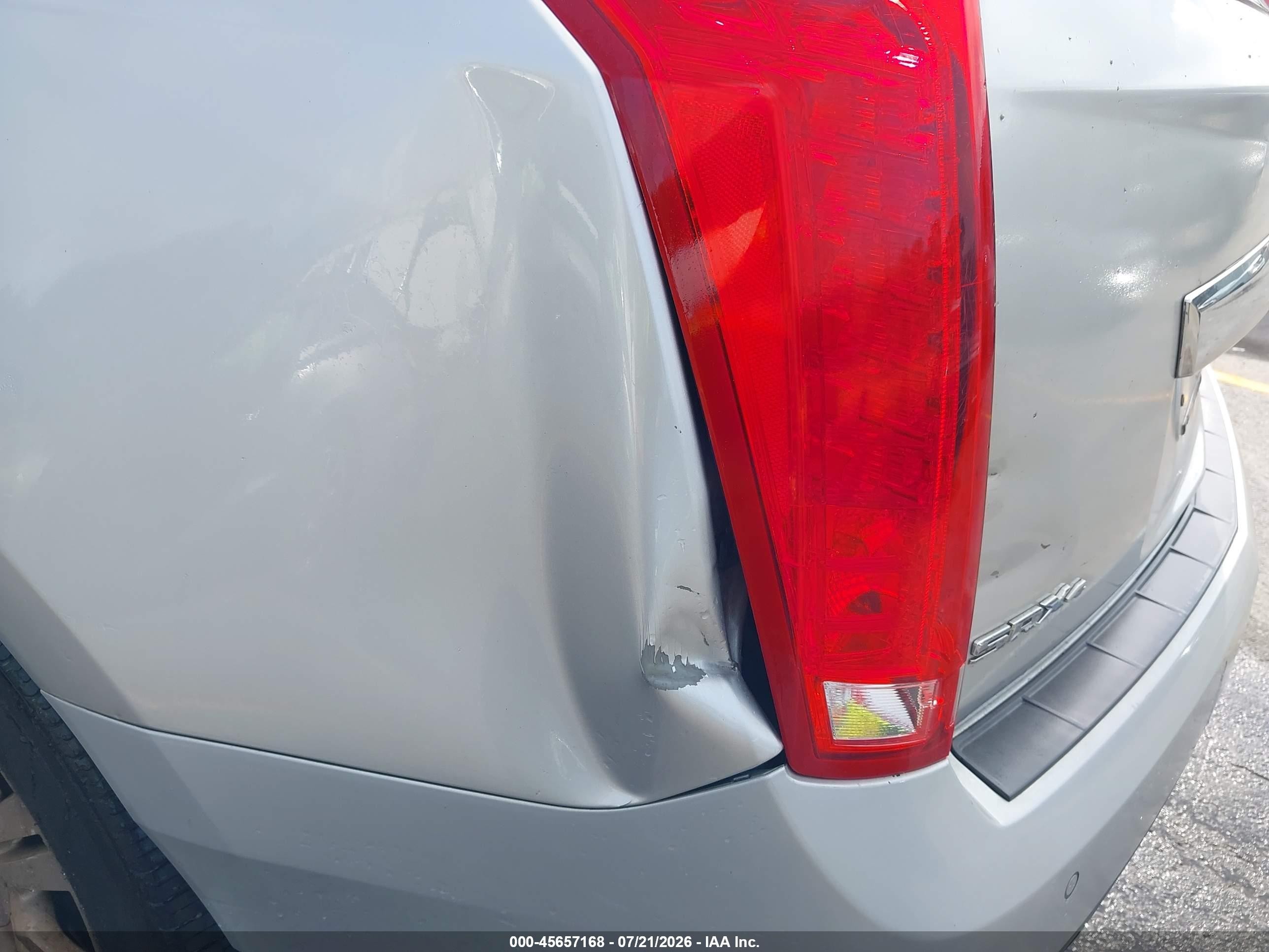 2012 Cadillac Srx Luxury Collection Silver vin: 3GYFNDE34CS625790