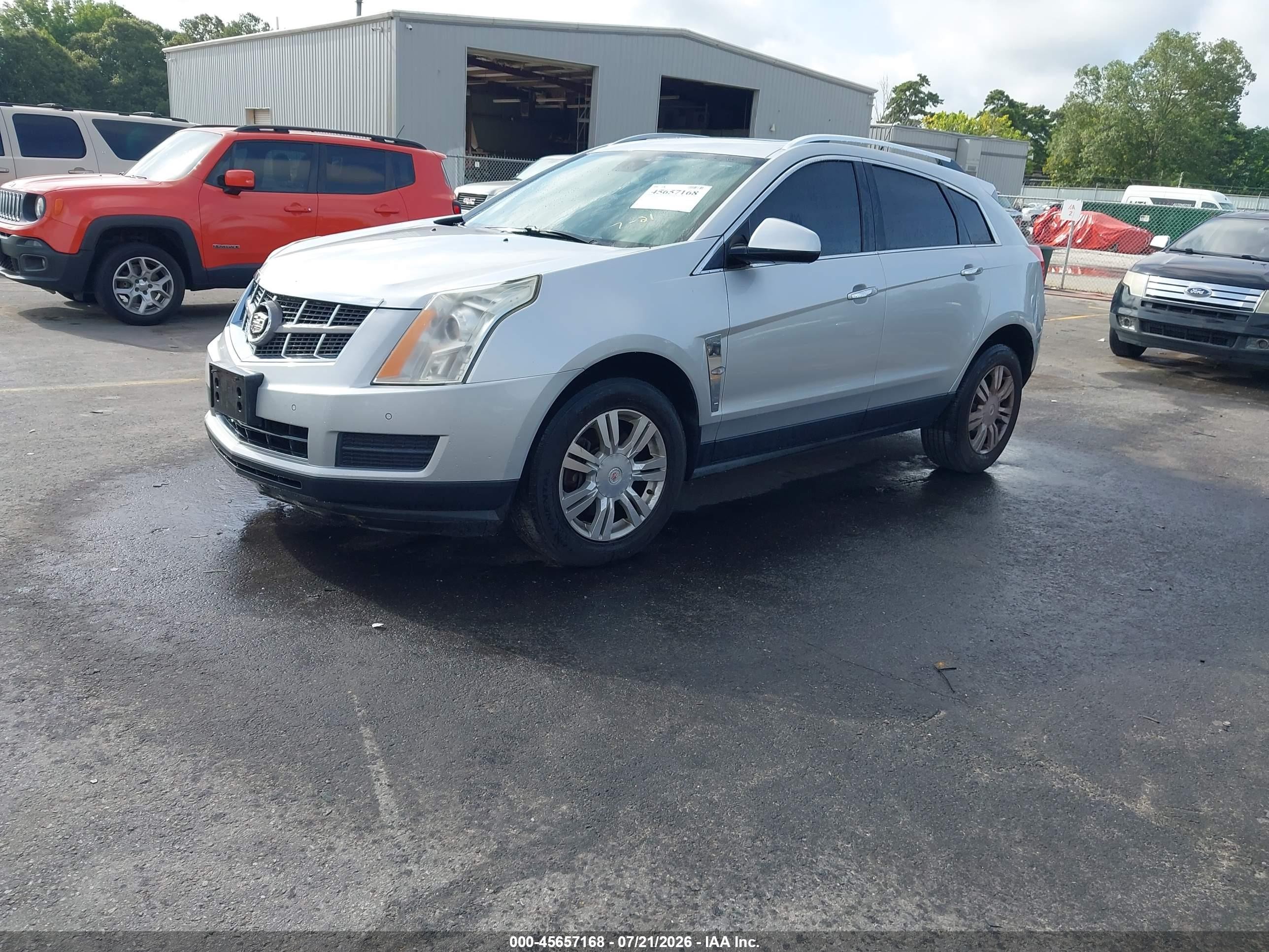 2012 Cadillac Srx Luxury Collection Silver vin: 3GYFNDE34CS625790