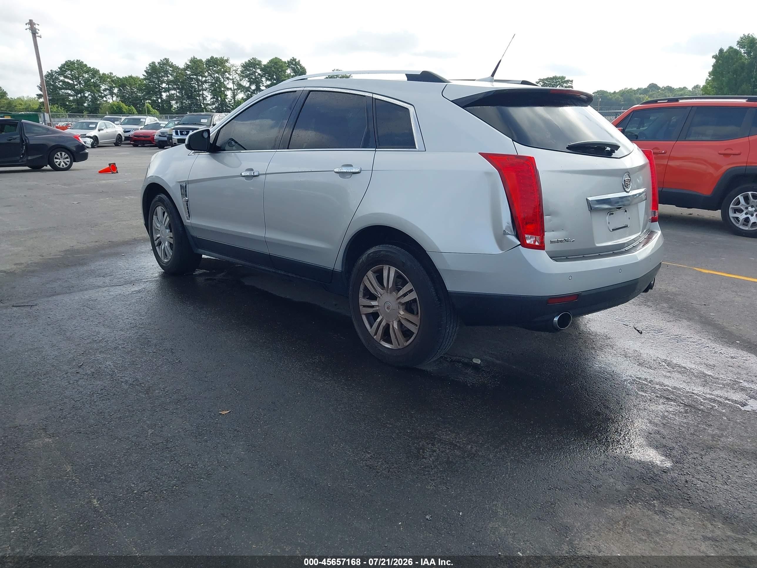 2012 Cadillac Srx Luxury Collection Silver vin: 3GYFNDE34CS625790
