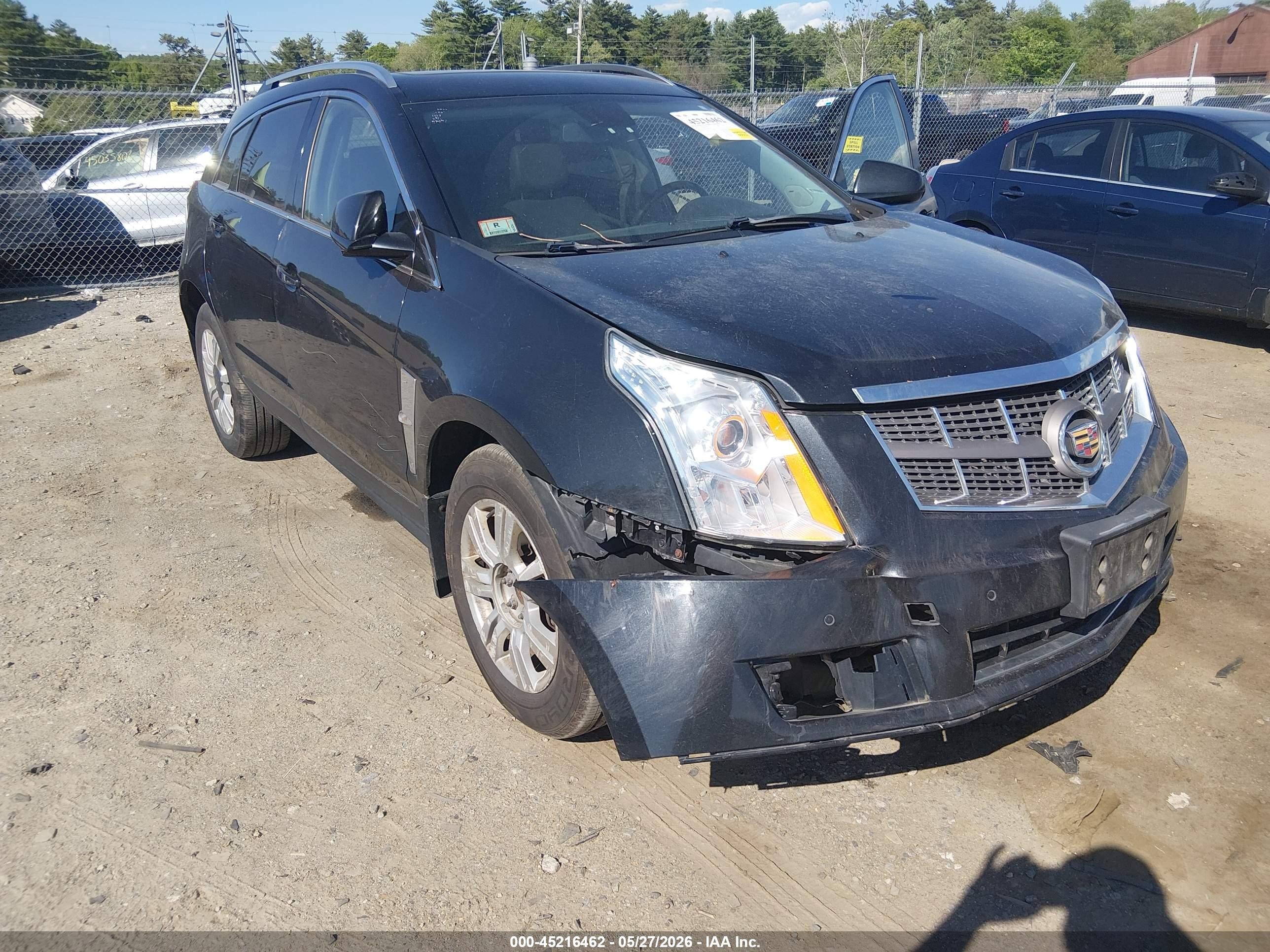2012 Cadillac Srx Luxury Collection Black vin: 3GYFNDE34CS647319