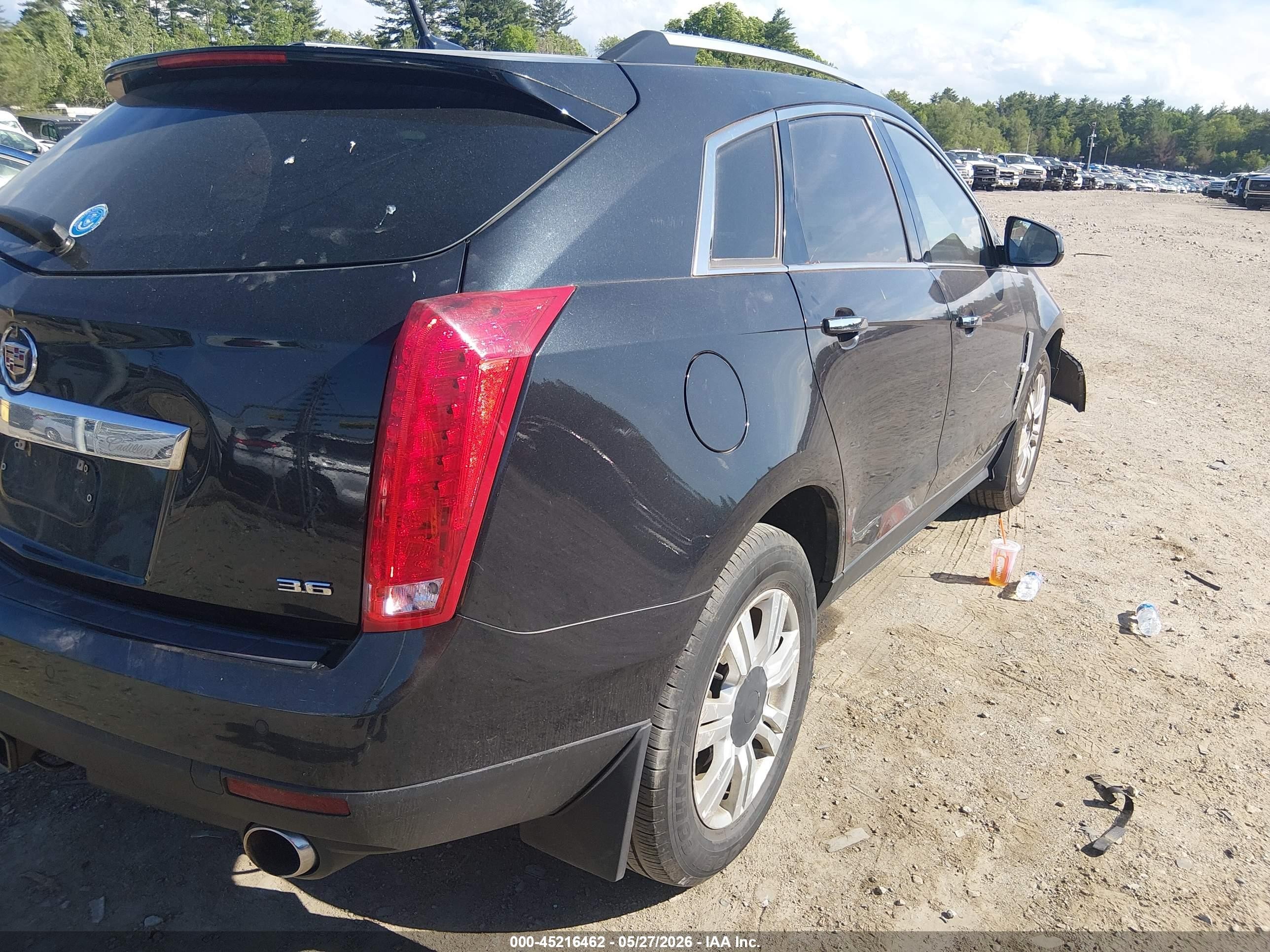 2012 Cadillac Srx Luxury Collection Black vin: 3GYFNDE34CS647319