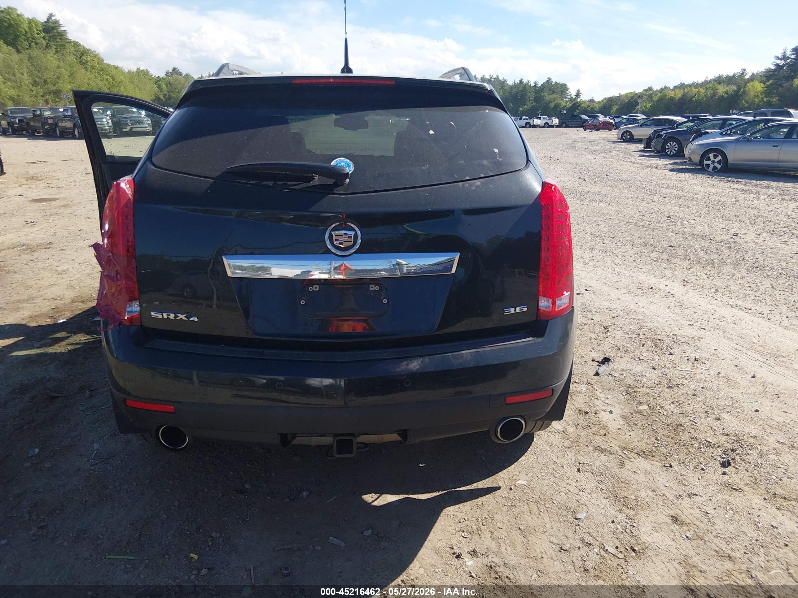 2012 Cadillac Srx Luxury Collection Black vin: 3GYFNDE34CS647319