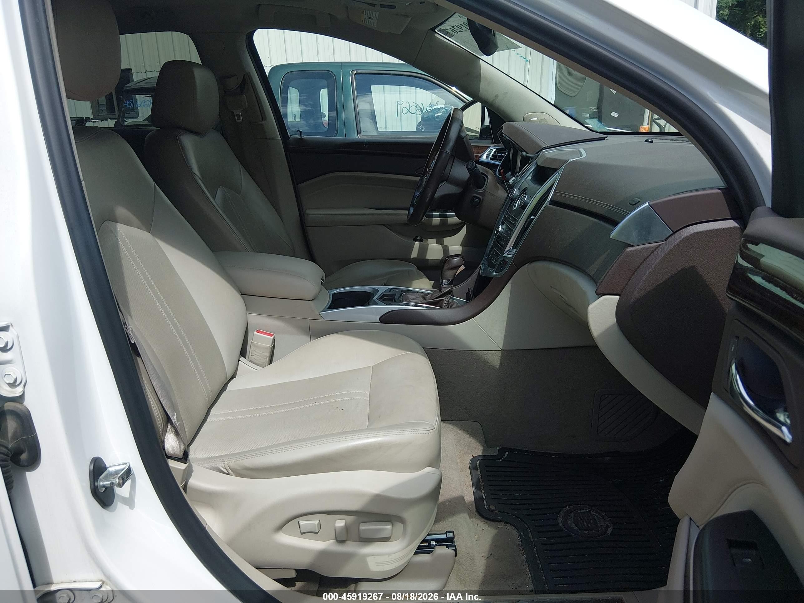 2012 Cadillac Srx Luxury Collection White vin: 3GYFNDE35CS533541