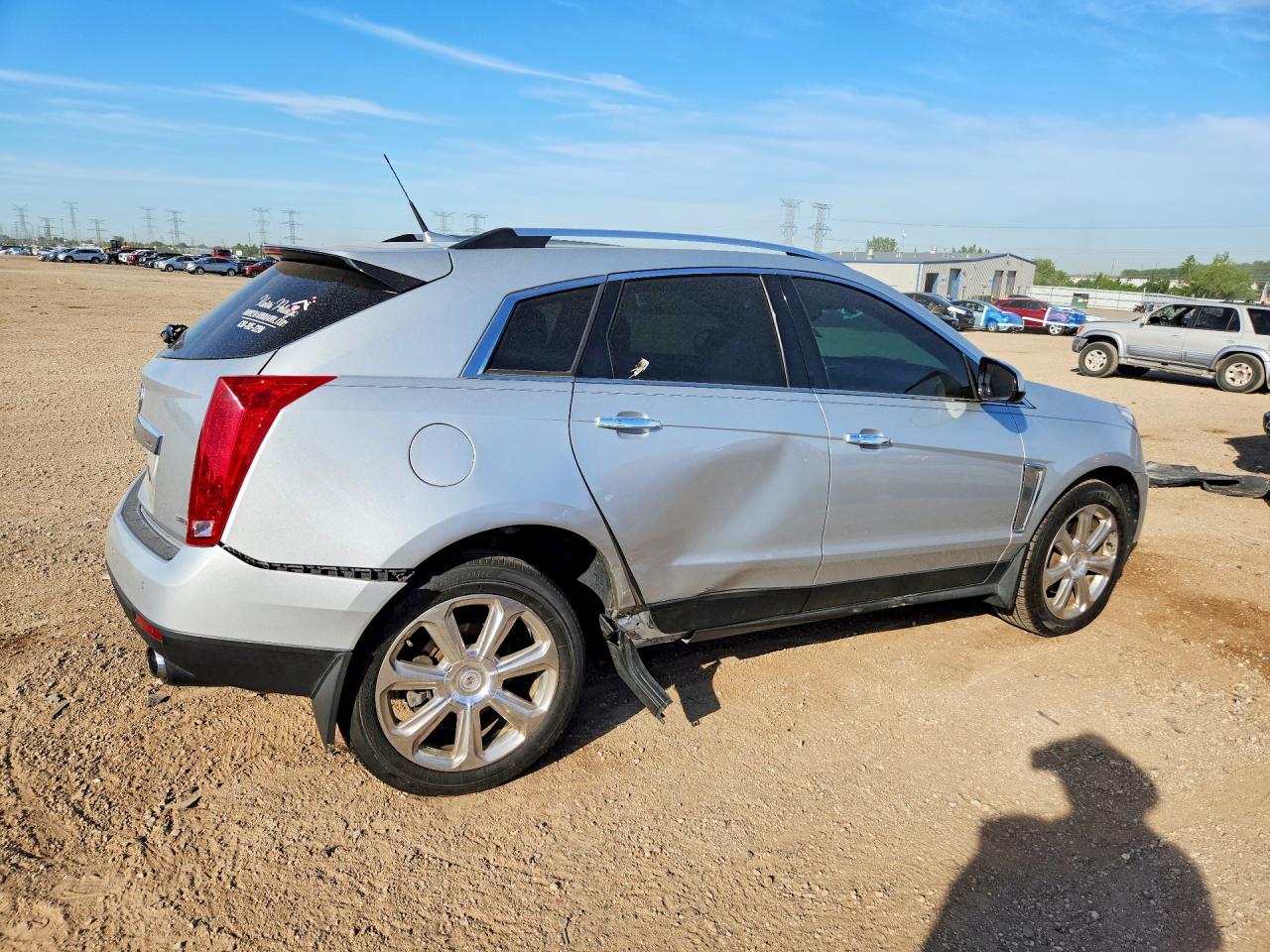 2013 Cadillac Srx Performance Collection Silver vin: 3GYFNDE35DS581705