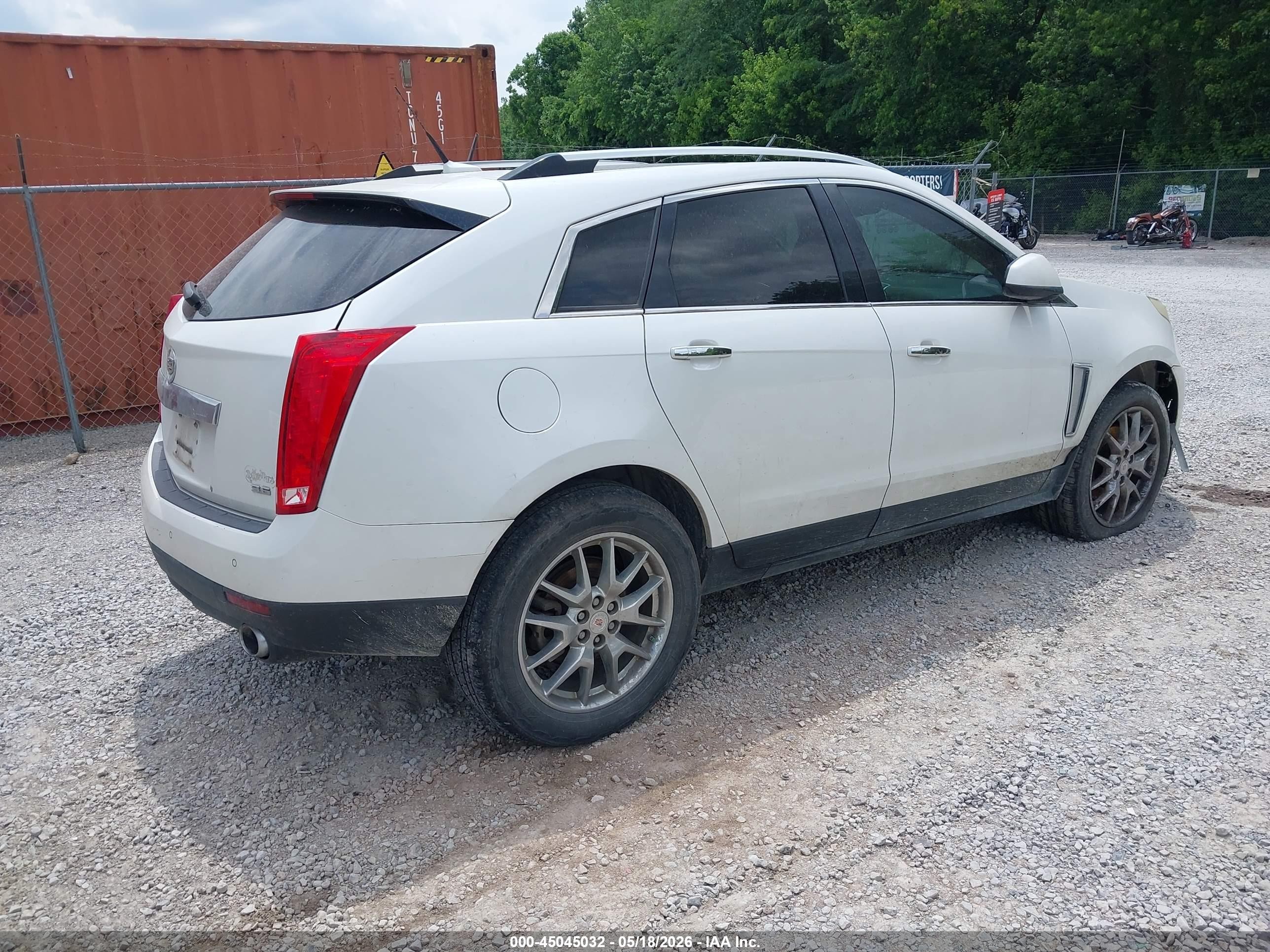 2013 Cadillac Srx Performance Collection White vin: 3GYFNDE35DS635570