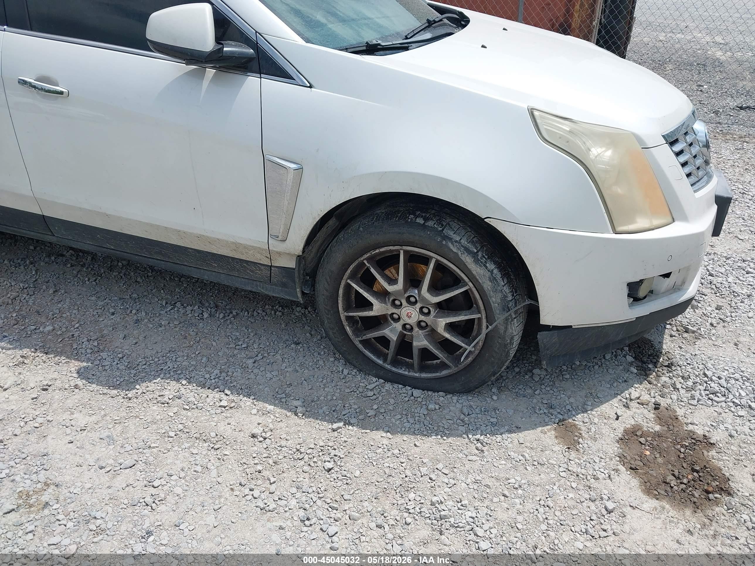 2013 Cadillac Srx Performance Collection White vin: 3GYFNDE35DS635570