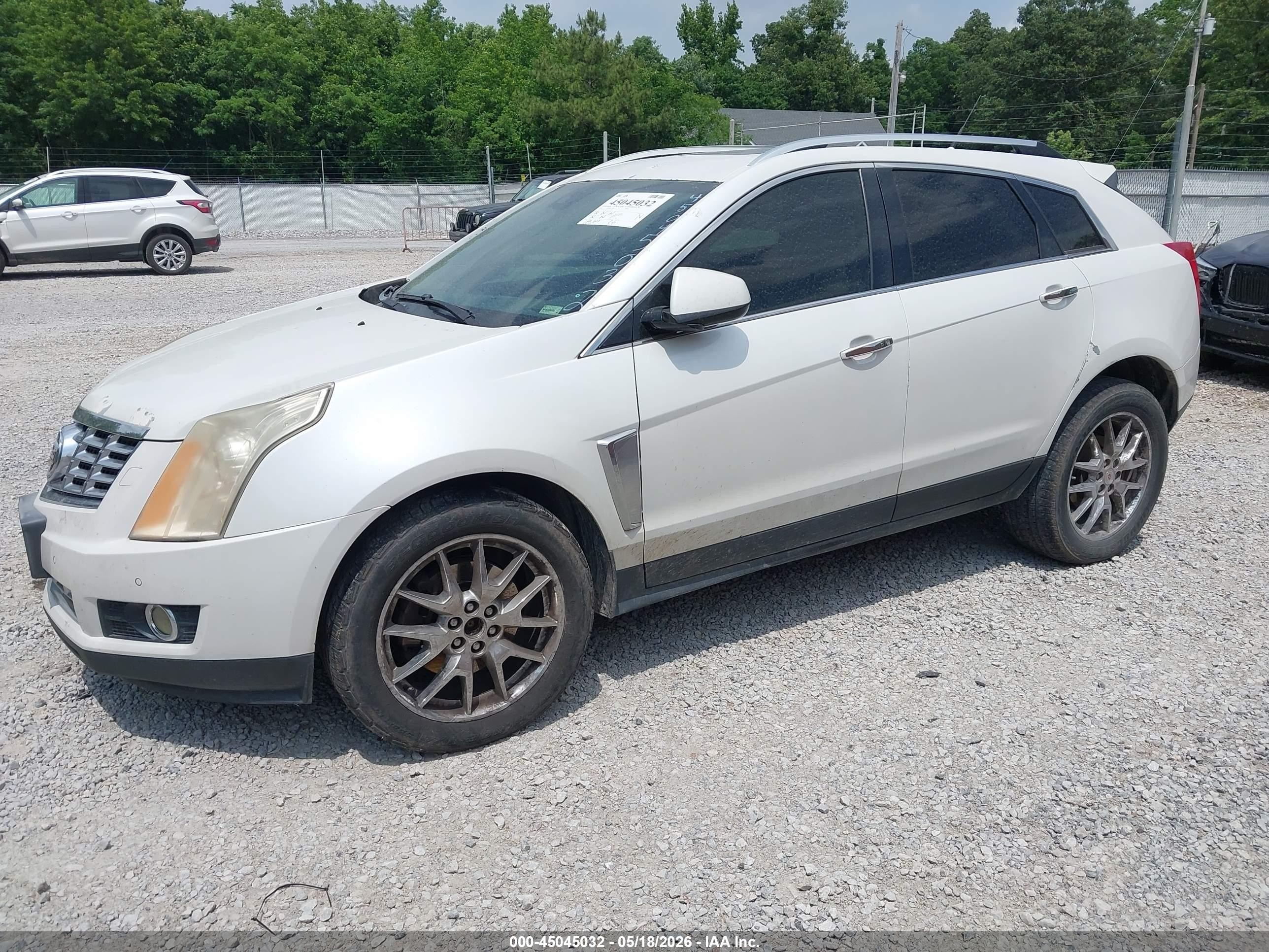 2013 Cadillac Srx Performance Collection White vin: 3GYFNDE35DS635570