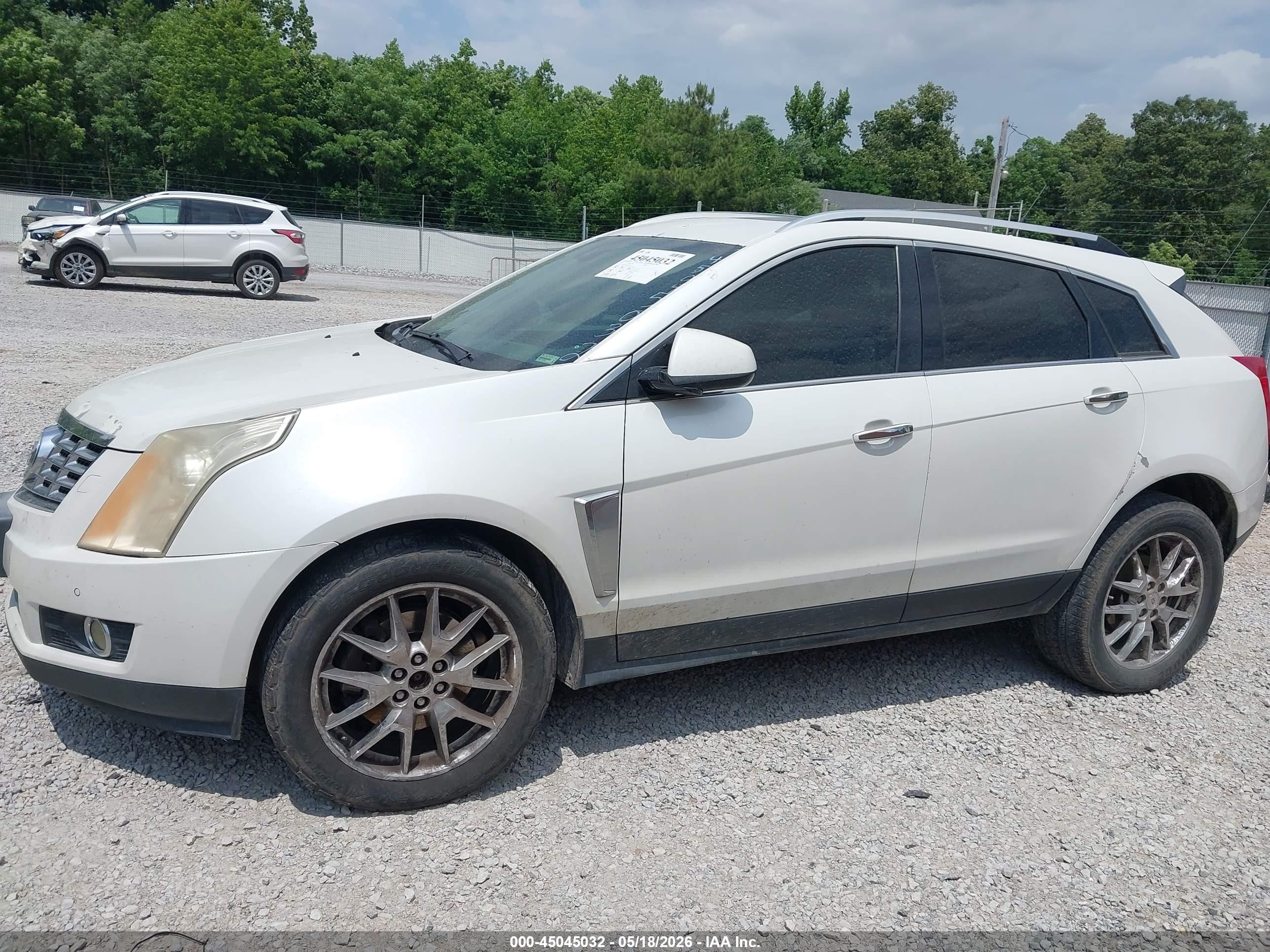 2013 Cadillac Srx Performance Collection White vin: 3GYFNDE35DS635570