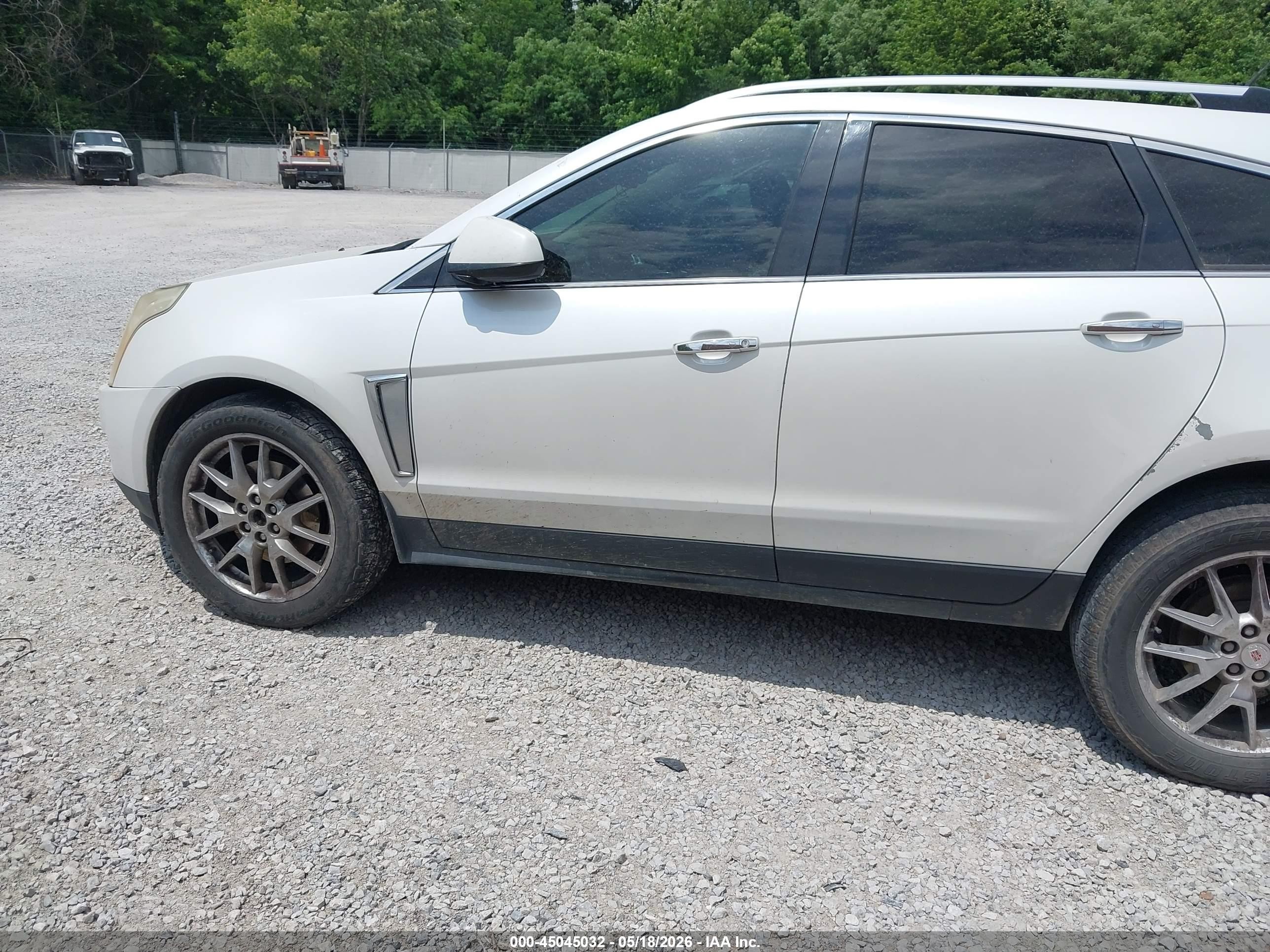 2013 Cadillac Srx Performance Collection White vin: 3GYFNDE35DS635570