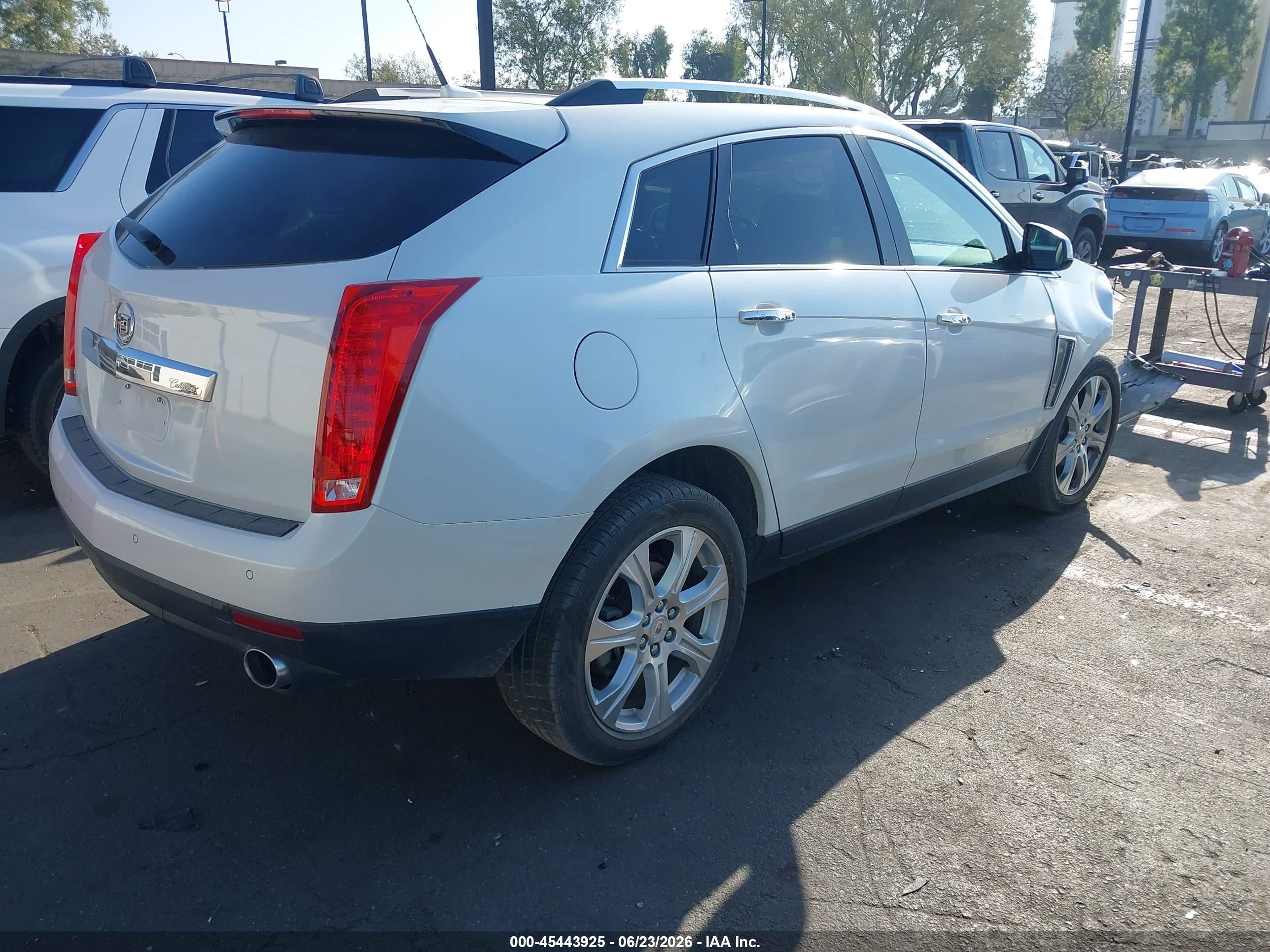 2013 Cadillac Srx Performance Collection White vin: 3GYFNDE36DS557509