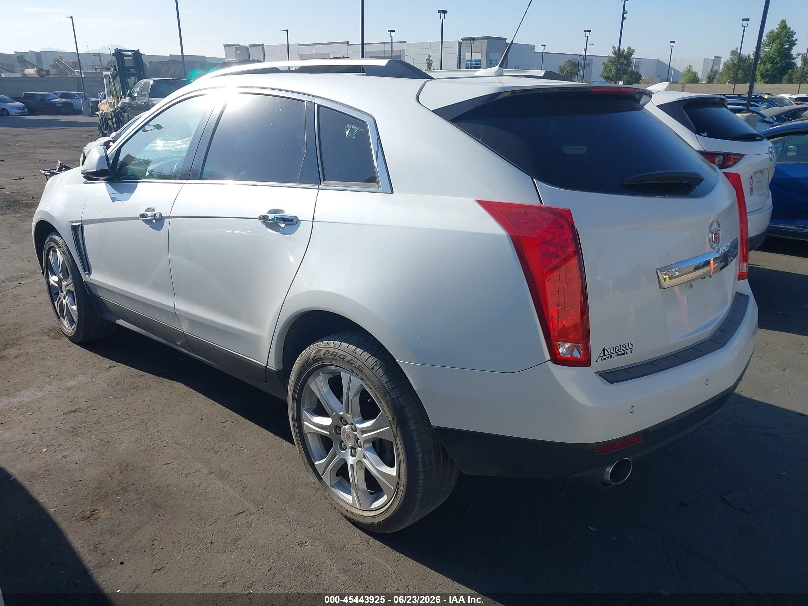 2013 Cadillac Srx Performance Collection White vin: 3GYFNDE36DS557509