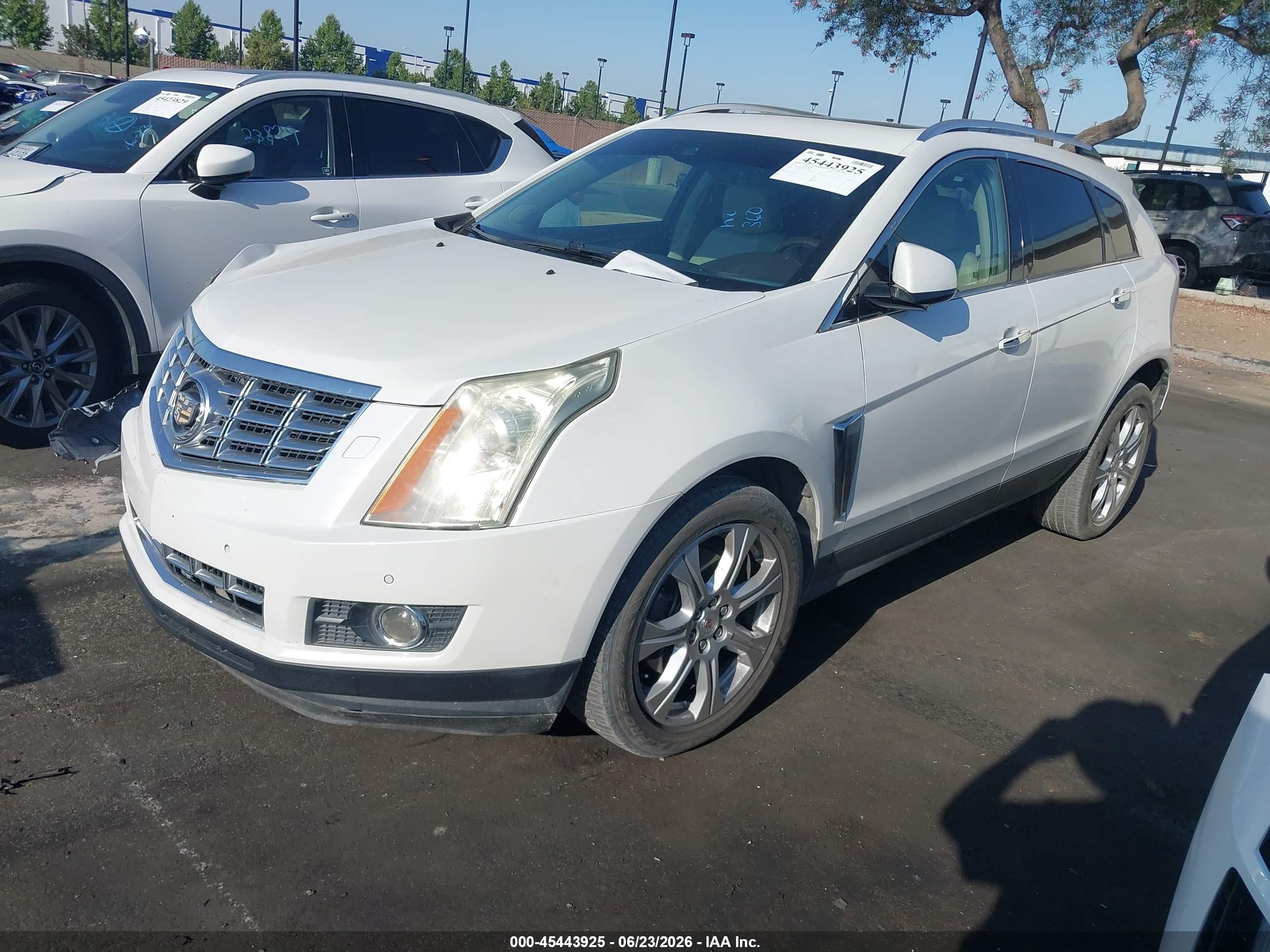 2013 Cadillac Srx Performance Collection White vin: 3GYFNDE36DS557509