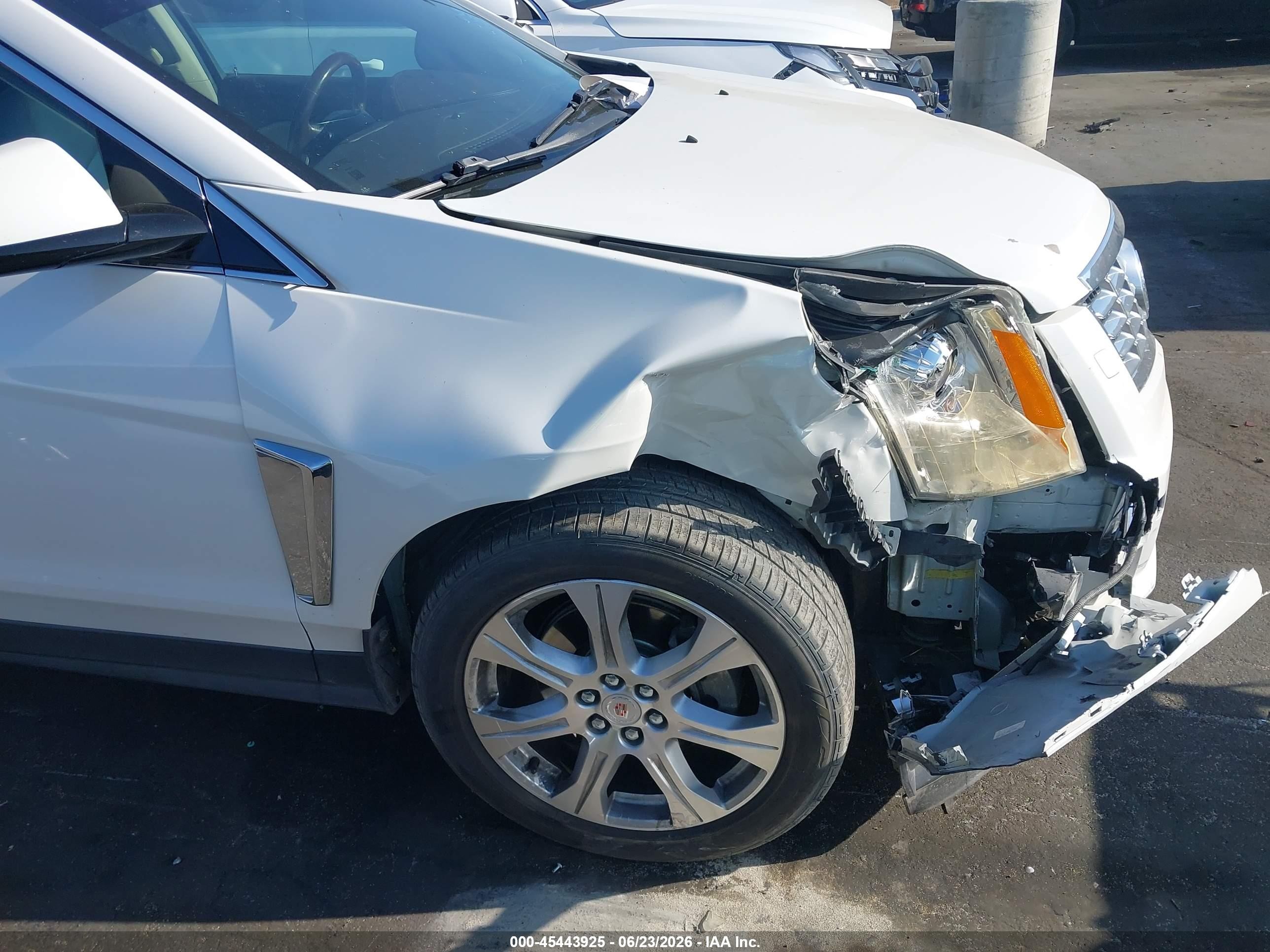 2013 Cadillac Srx Performance Collection White vin: 3GYFNDE36DS557509
