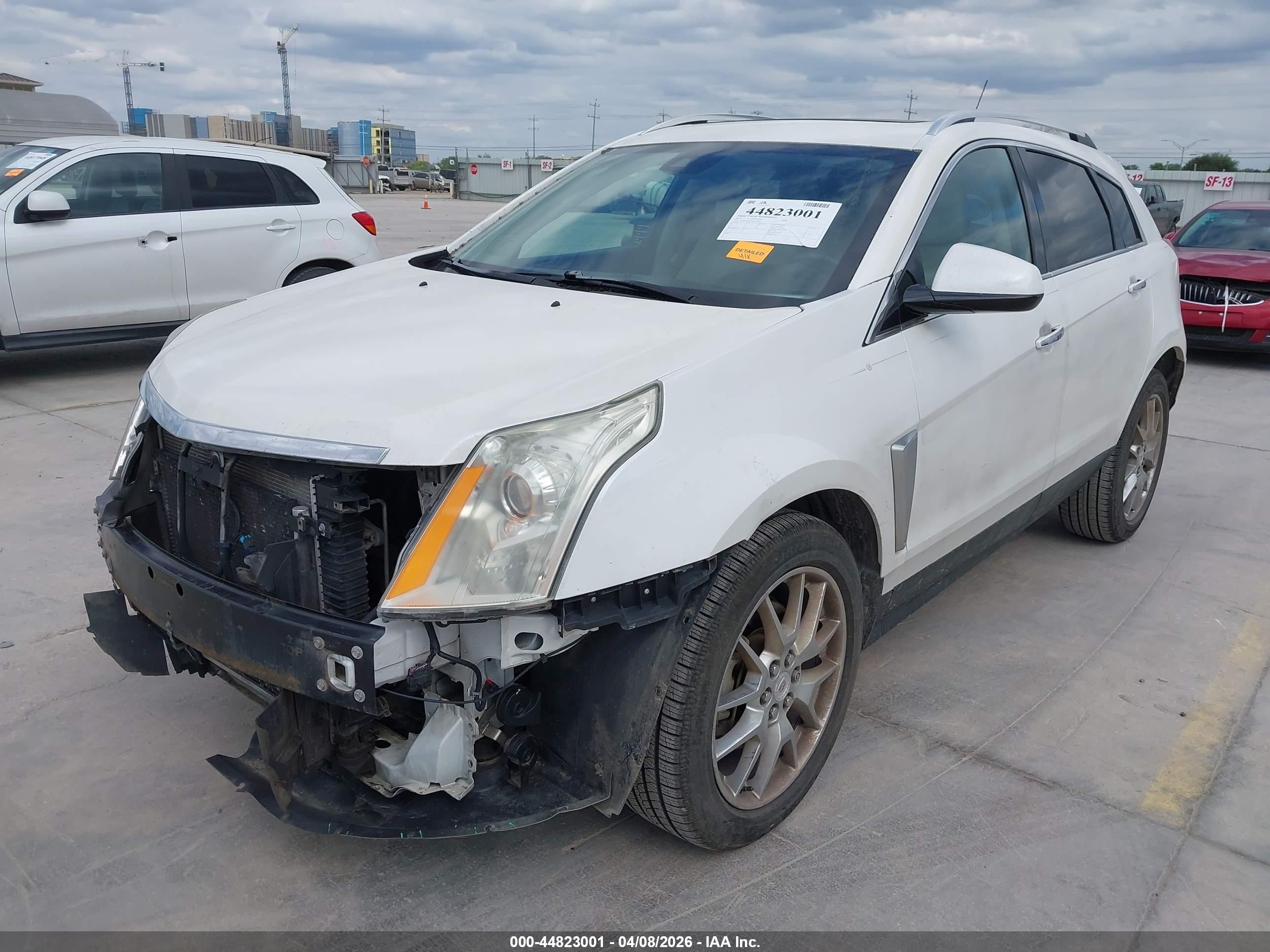 2013 Cadillac Srx Performance Collection White vin: 3GYFNDE36DS575931