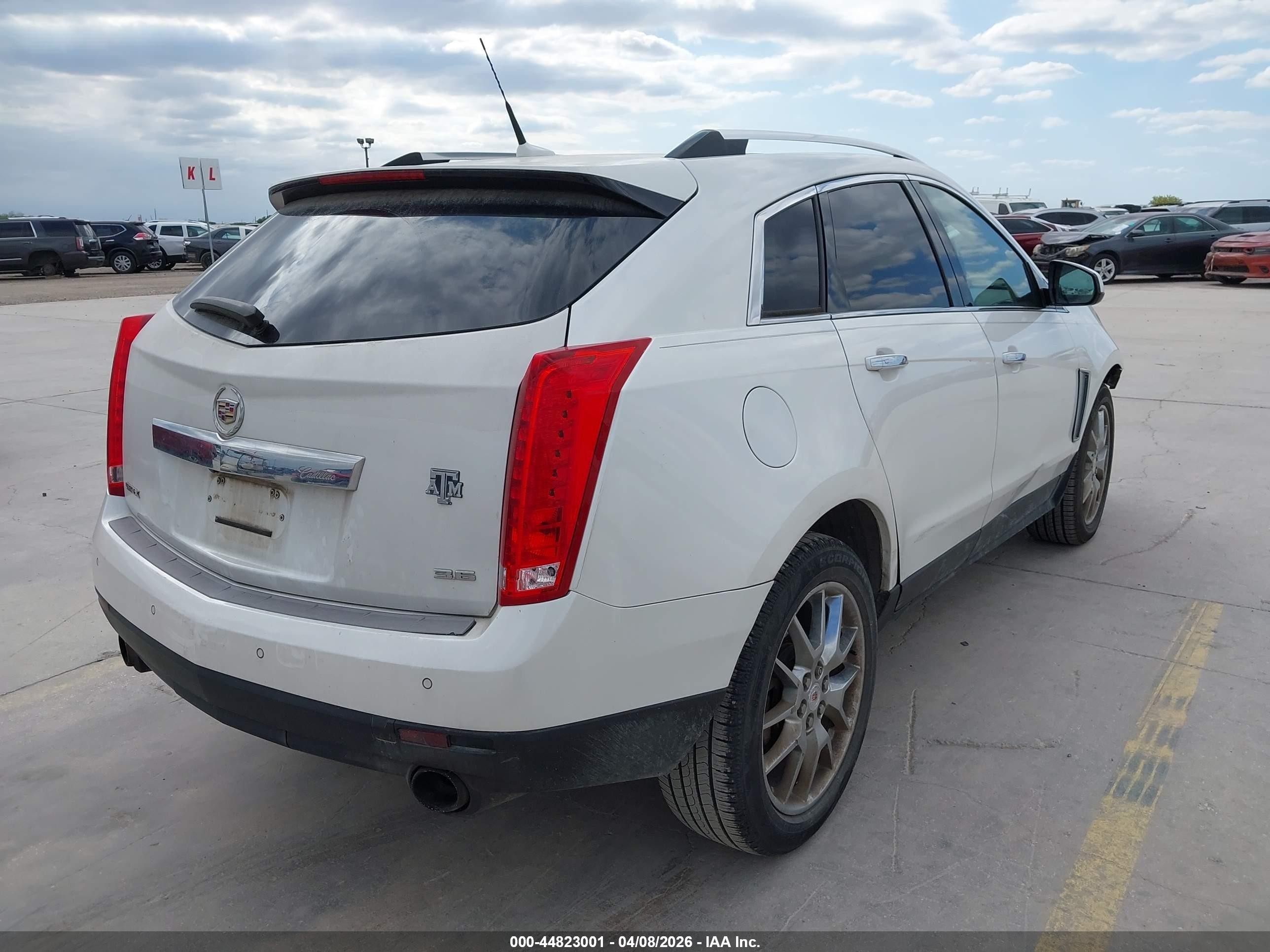 2013 Cadillac Srx Performance Collection White vin: 3GYFNDE36DS575931