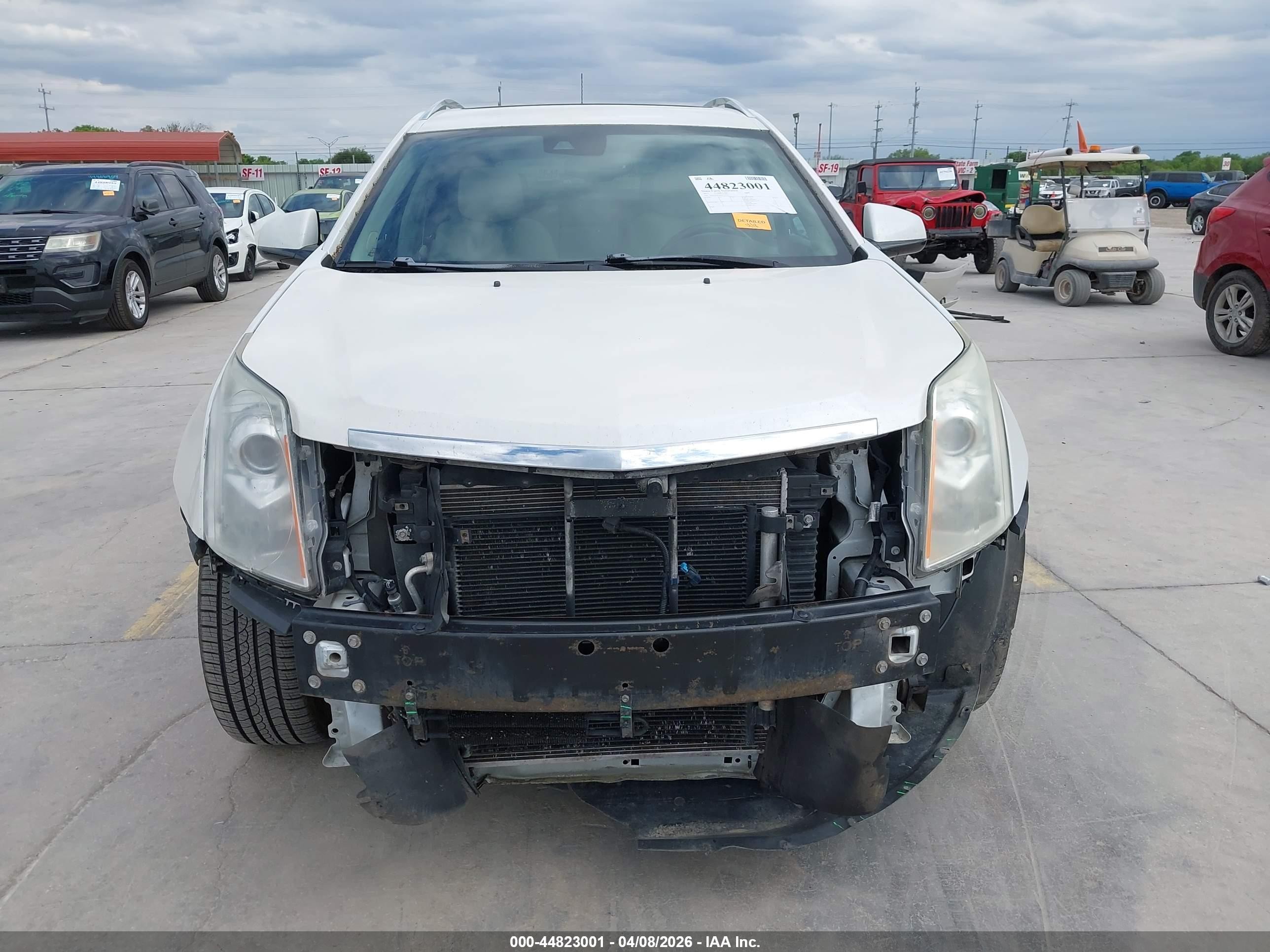 2013 Cadillac Srx Performance Collection White vin: 3GYFNDE36DS575931