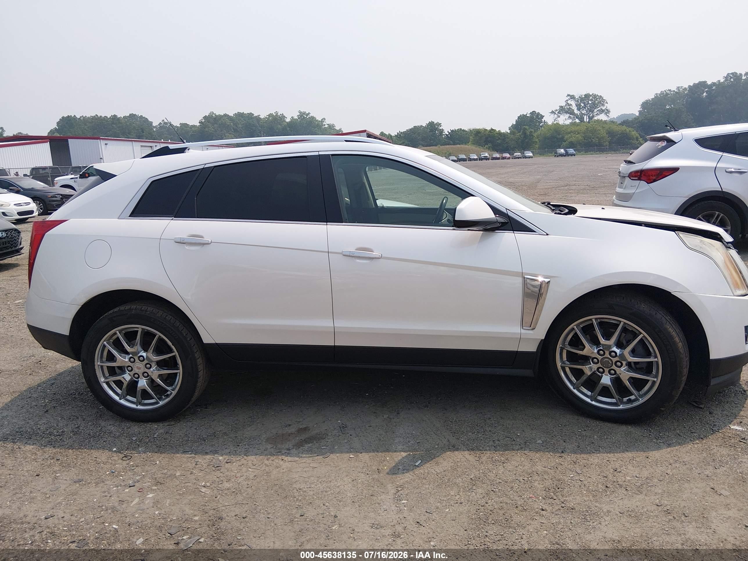 2013 Cadillac Srx Performance Collection White vin: 3GYFNDE36DS645217